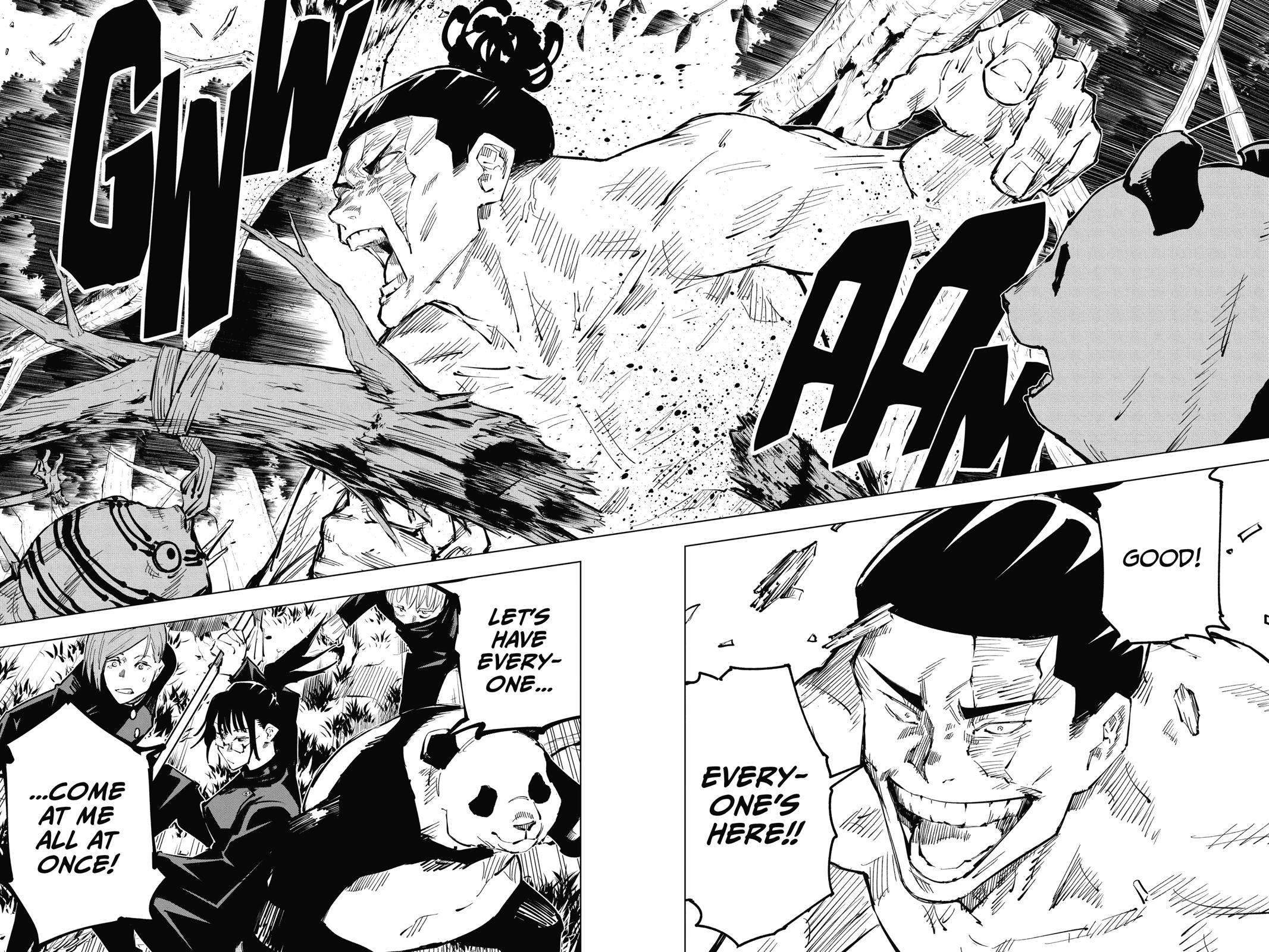 Jujutsu Kaisen Manga Chapter 34 page 6 - Kyoto Sister School Goodwill Event - Team Battle, Part 1 scene
