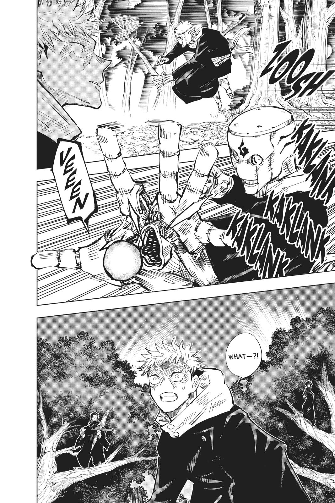 Jujutsu Kaisen Manga Chapter 35 page 16 - Kyoto Sister School Goodwill Event - Team Battle, Part 2 scene