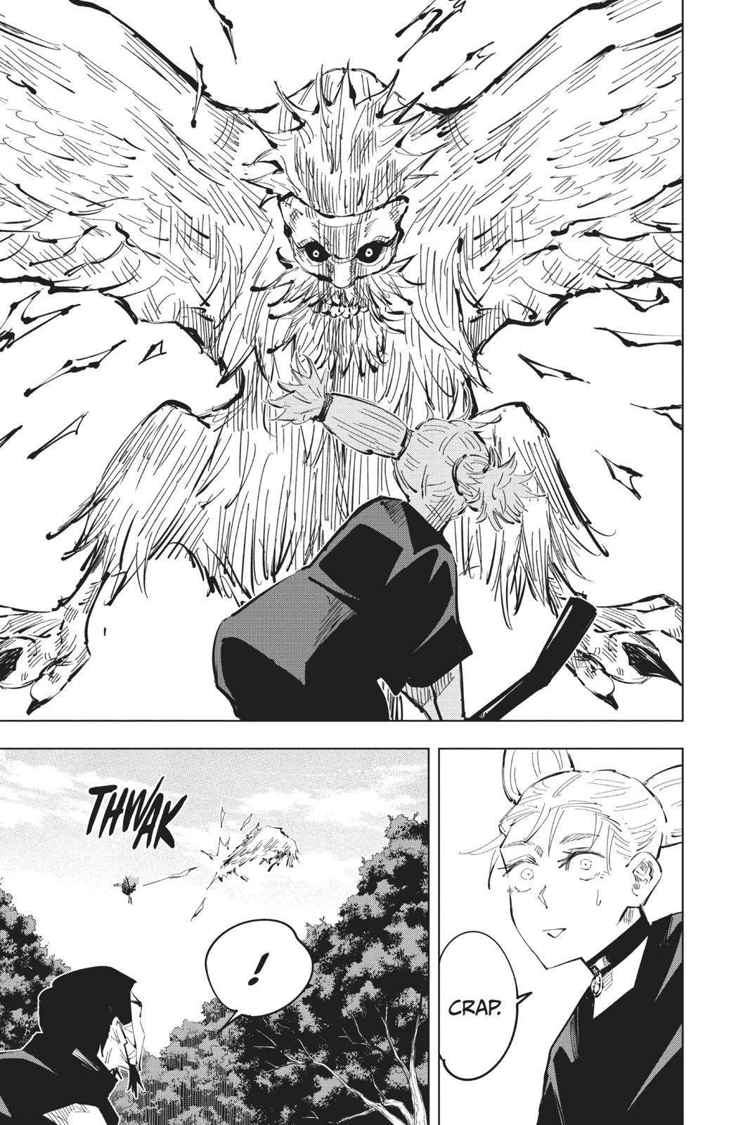 Jujutsu Kaisen Manga Chapter 35 page 22 - Kyoto Sister School Goodwill Event - Team Battle, Part 2 scene