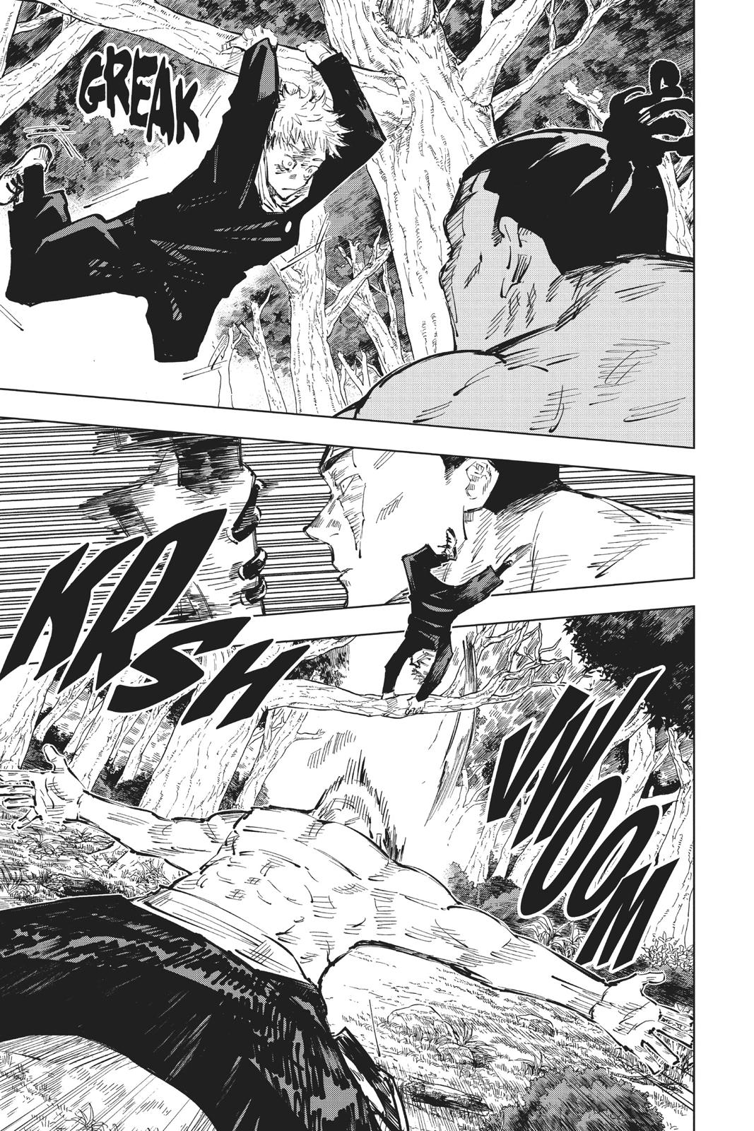 Jujutsu Kaisen Manga Chapter 36 page 11 - Kyoto Sister School Goodwill Event - Team Battle, Part 3 scene