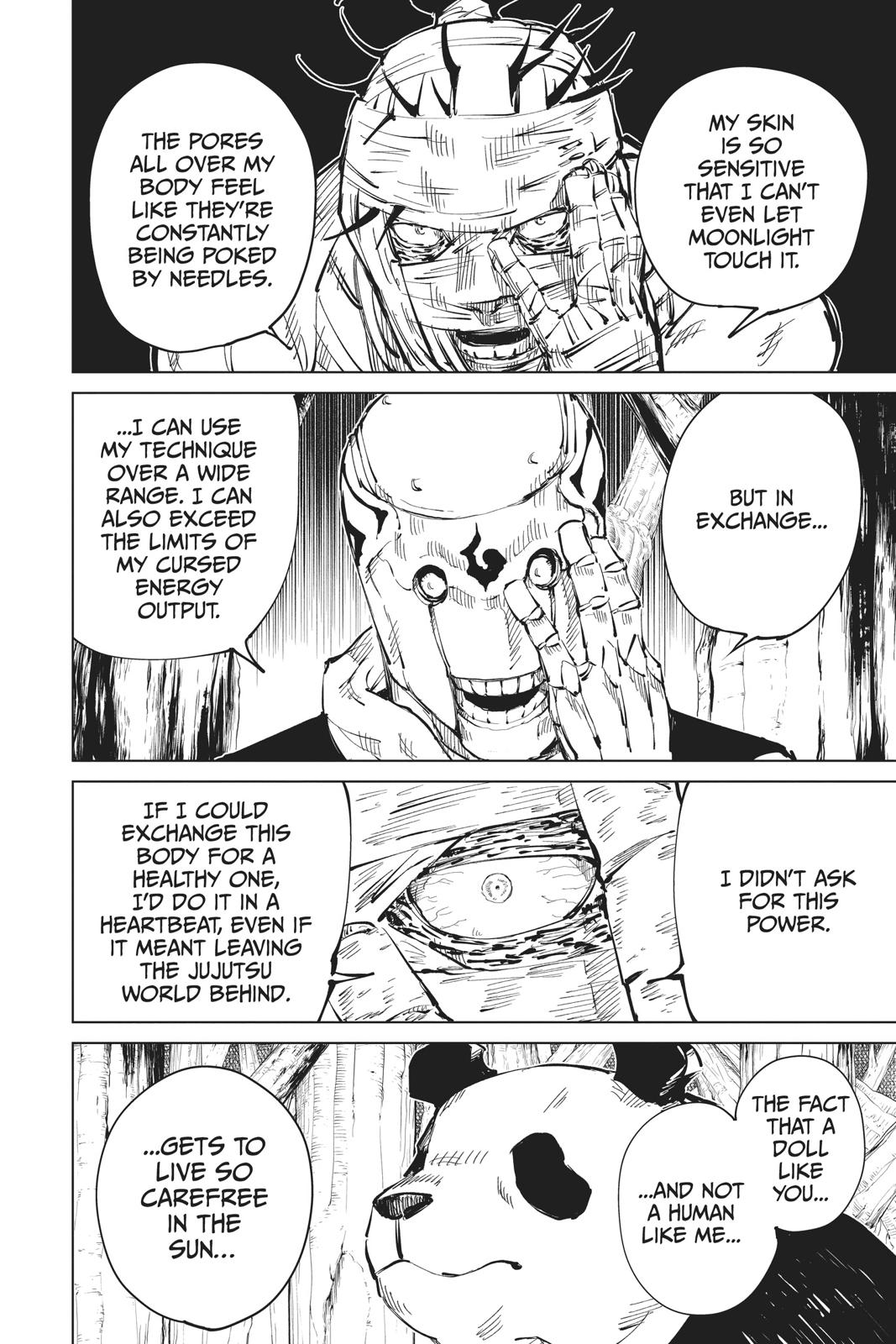 Jujutsu Kaisen Manga Chapter 38 page 14 - Kyoto Sister School Goodwill Event - Team Battle, Part 5 scene
