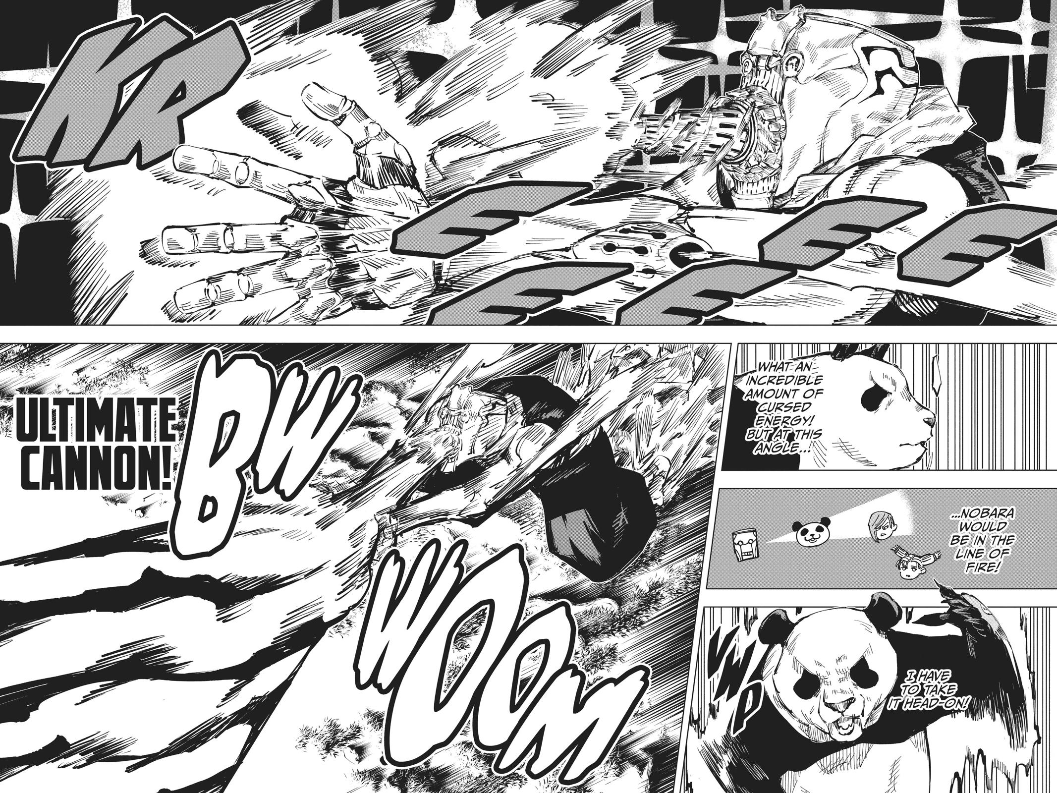 Jujutsu Kaisen Manga Chapter 38 page 16 - Kyoto Sister School Goodwill Event - Team Battle, Part 5 scene