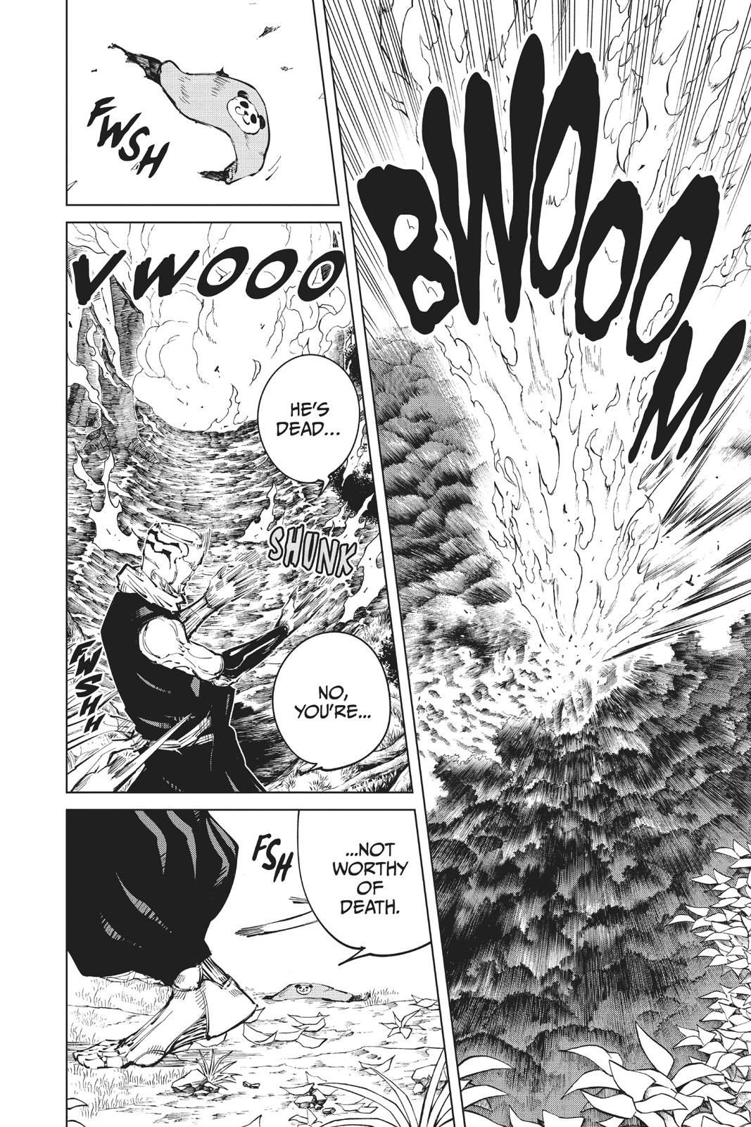 Jujutsu Kaisen Manga Chapter 38 page 17 - Kyoto Sister School Goodwill Event - Team Battle, Part 5 scene