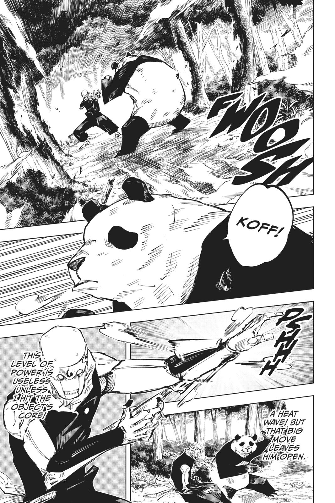 Jujutsu Kaisen Manga Chapter 38 page 9 - Kyoto Sister School Goodwill Event - Team Battle, Part 5 scene