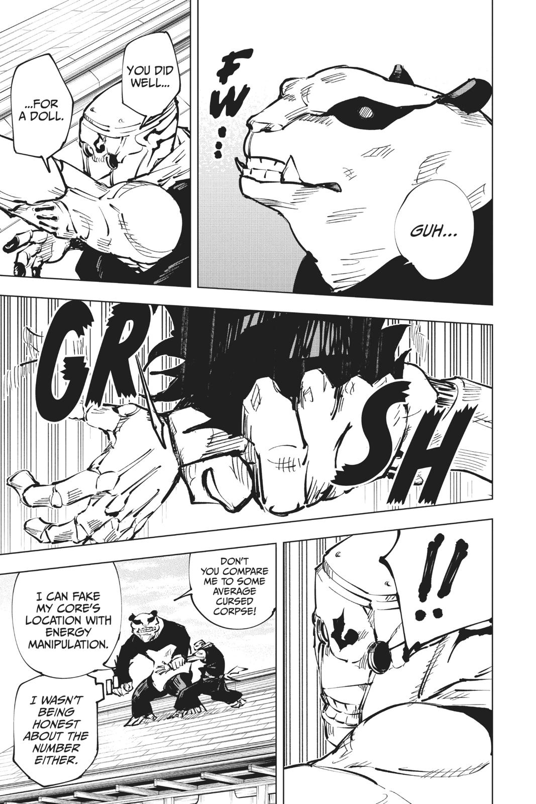 Jujutsu Kaisen Manga Chapter 39 page 12 - Kyoto Sister School Goodwill Event - Team Battle, Part 6 scene