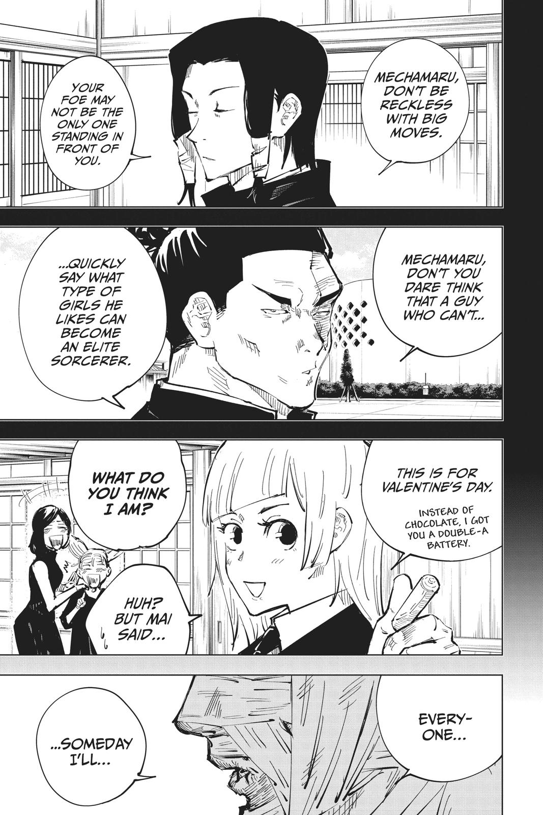 Jujutsu Kaisen Manga Chapter 39 page 16 - Kyoto Sister School Goodwill Event - Team Battle, Part 6 scene
