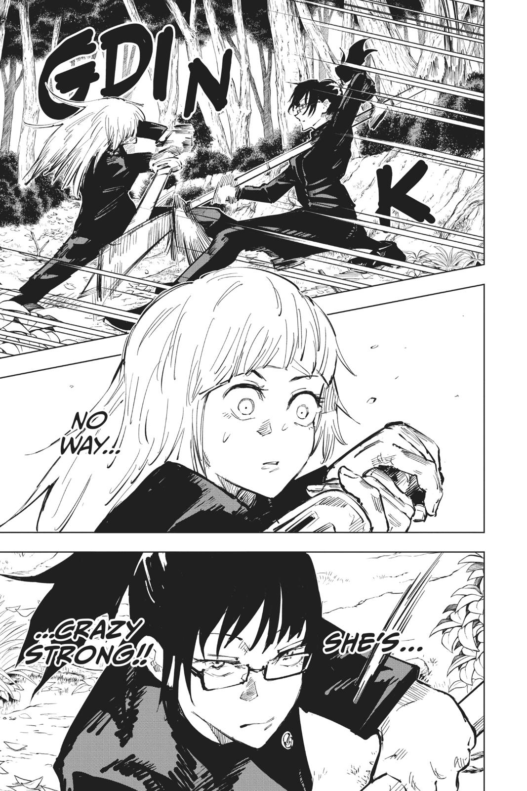 Jujutsu Kaisen Manga Chapter 39 page 20 - Kyoto Sister School Goodwill Event - Team Battle, Part 6 scene