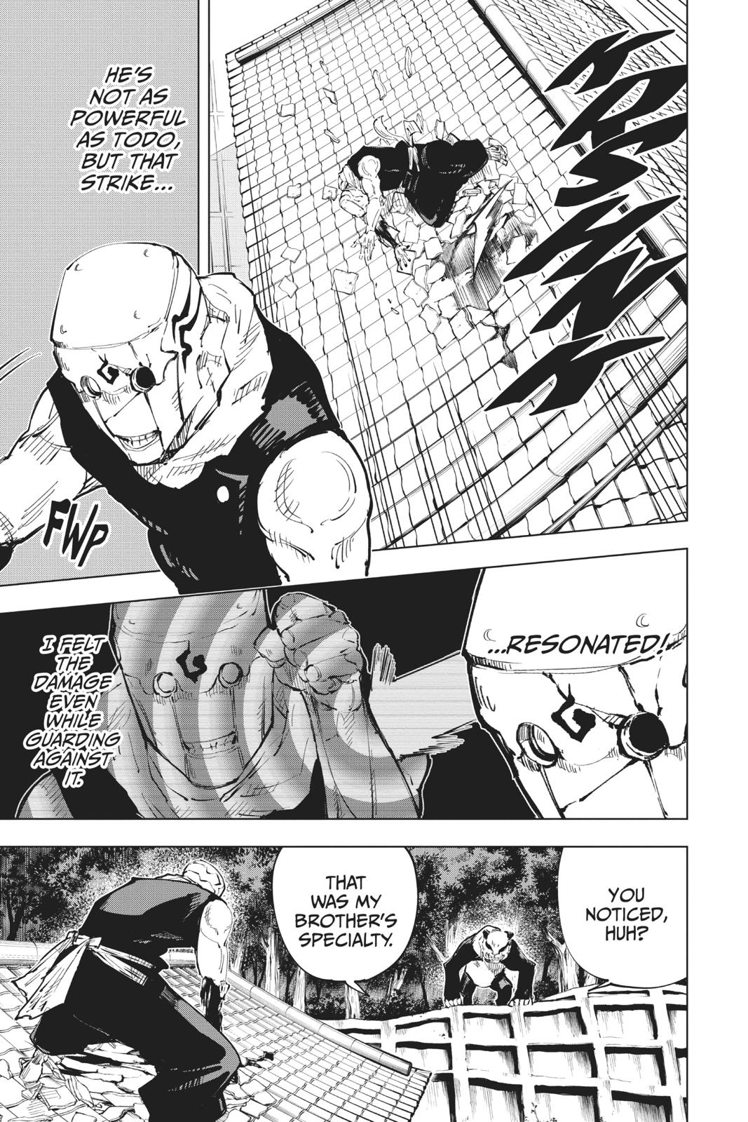 Jujutsu Kaisen Manga Chapter 39 page 6 - Kyoto Sister School Goodwill Event - Team Battle, Part 6 scene