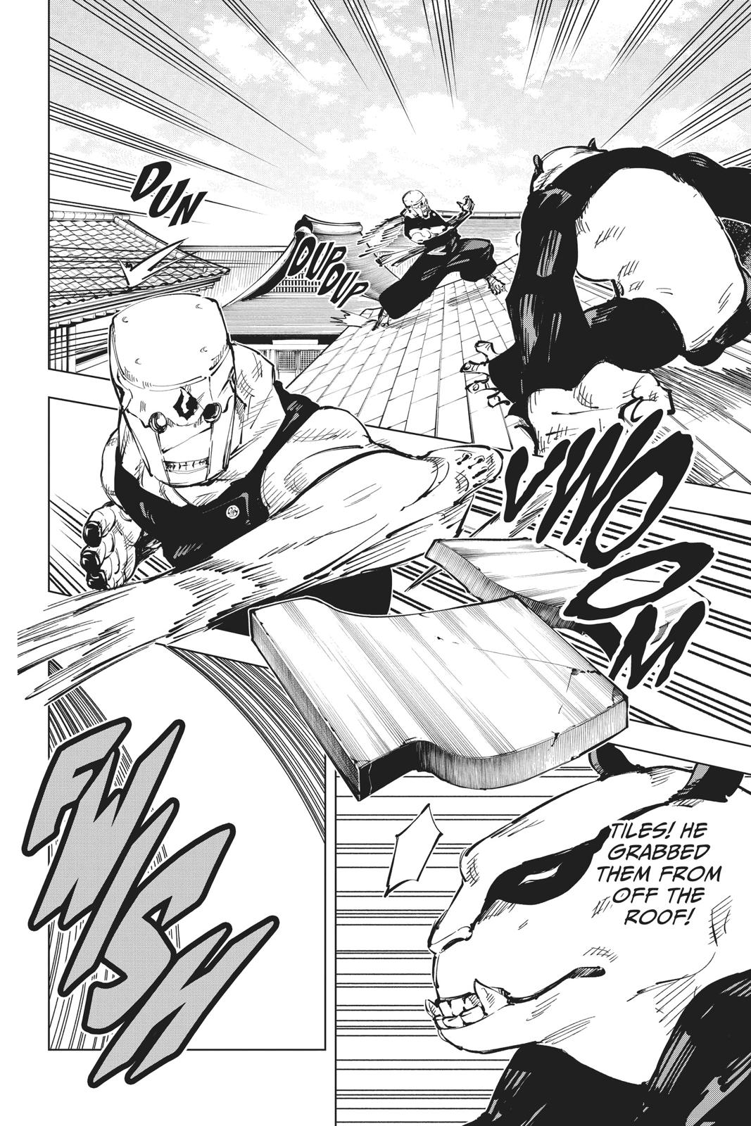 Jujutsu Kaisen Manga Chapter 39 page 9 - Kyoto Sister School Goodwill Event - Team Battle, Part 6 scene