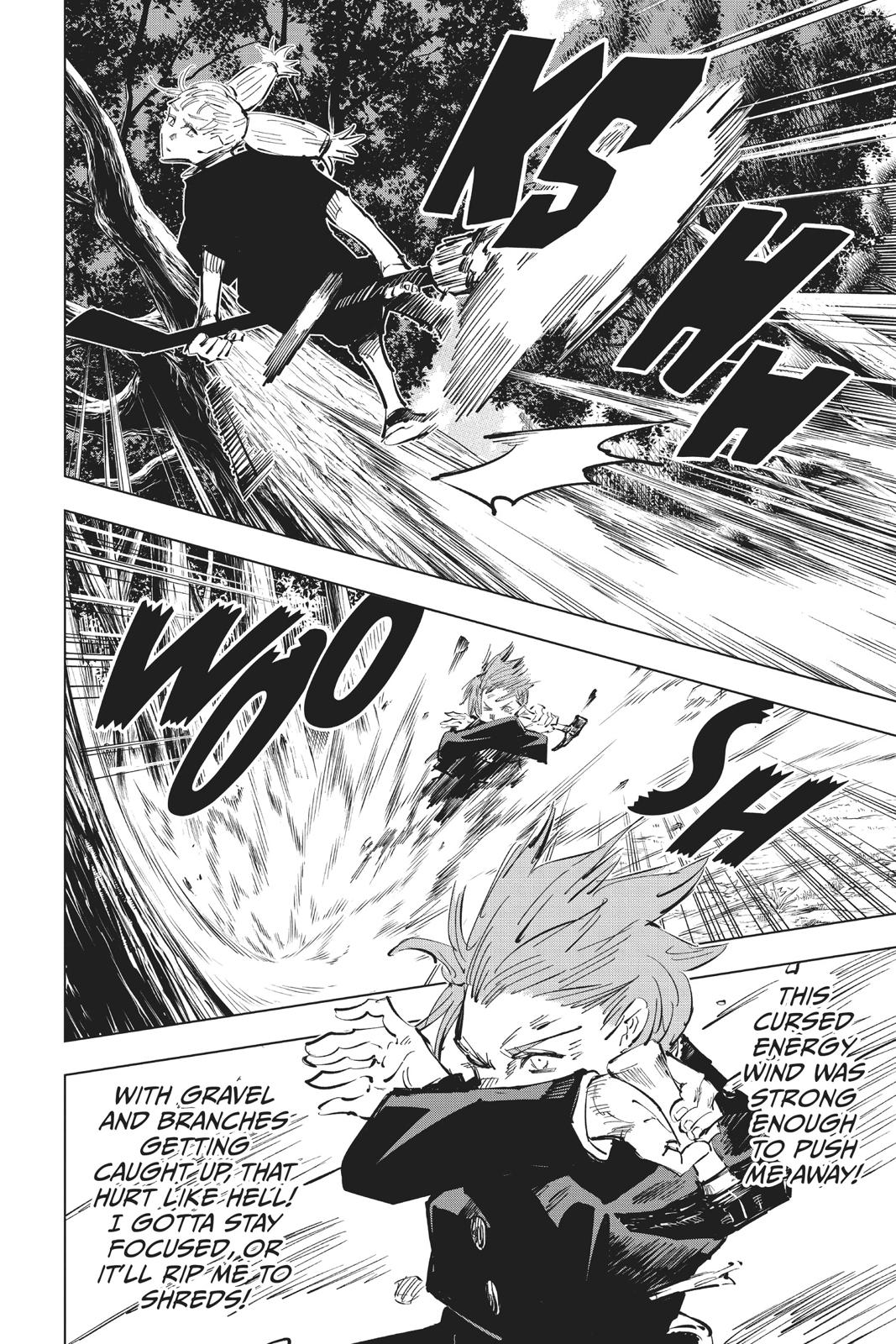 Jujutsu Kaisen Manga Chapter 40 page 16 - Kyoto Sister SchoolGoodwill Event - Team Battle, Part 7 scene