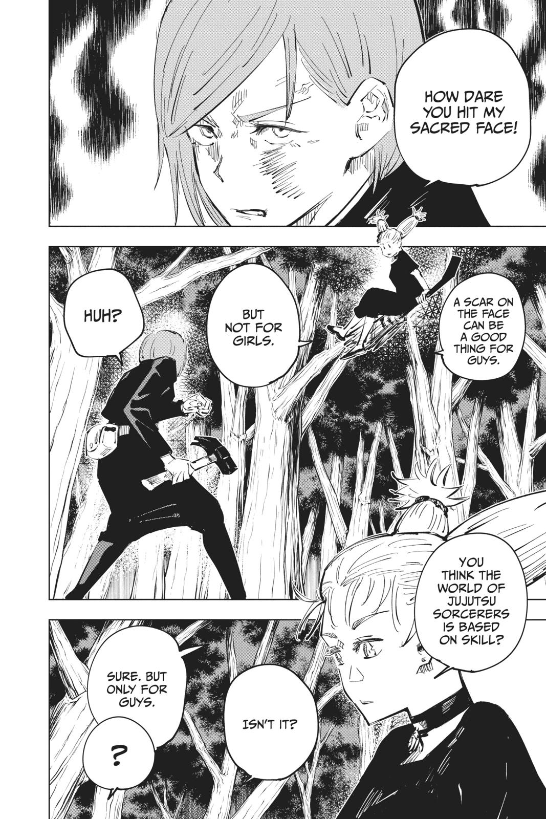 Jujutsu Kaisen Manga Chapter 40 page 18 - Kyoto Sister SchoolGoodwill Event - Team Battle, Part 7 scene