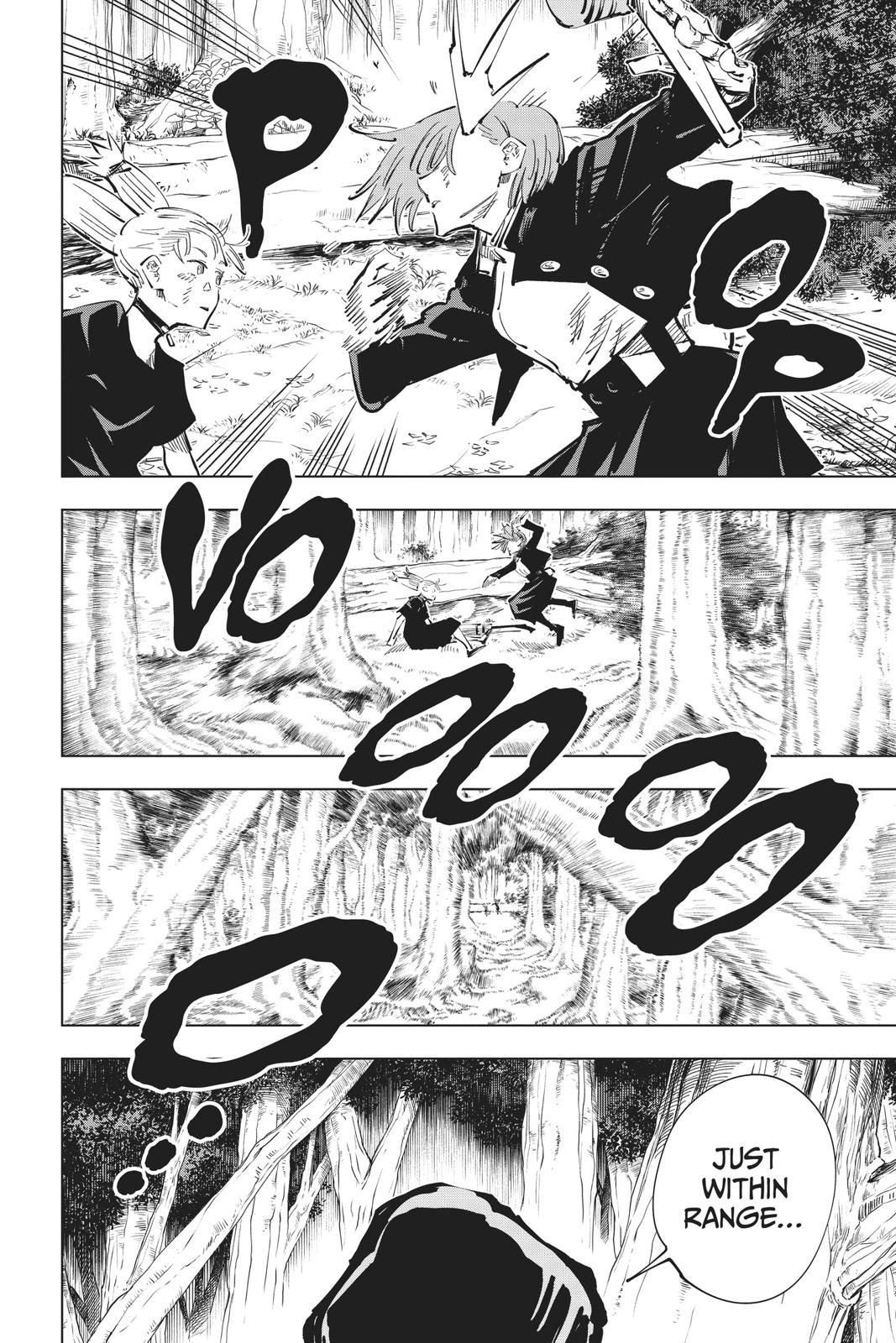 Jujutsu Kaisen Manga Chapter 41 page 16 - Kyoto Sister School Goodwill Event - Team Battle, Part 8 scene