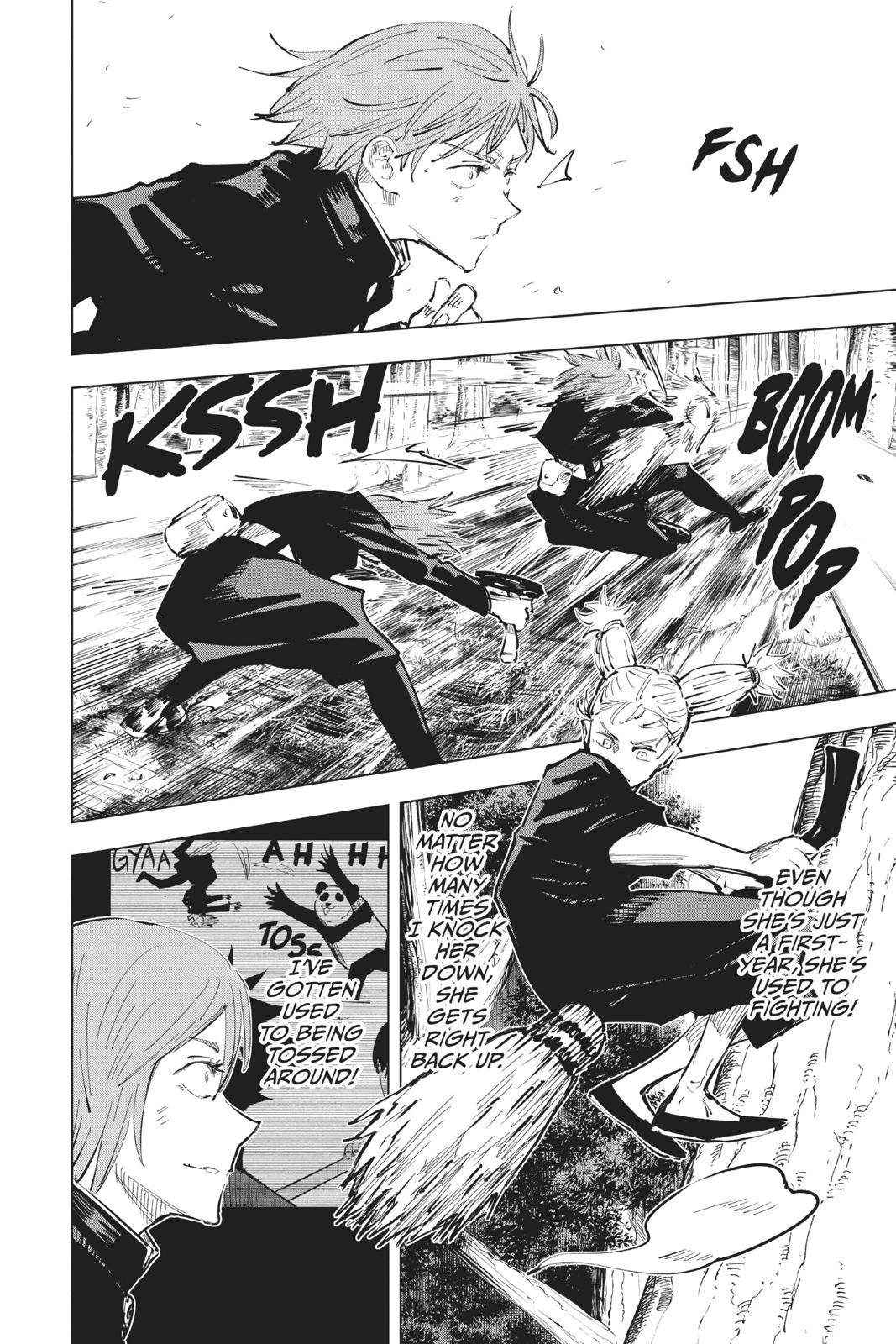 Jujutsu Kaisen Manga Chapter 41 page 2 - Kyoto Sister School Goodwill Event - Team Battle, Part 8 scene