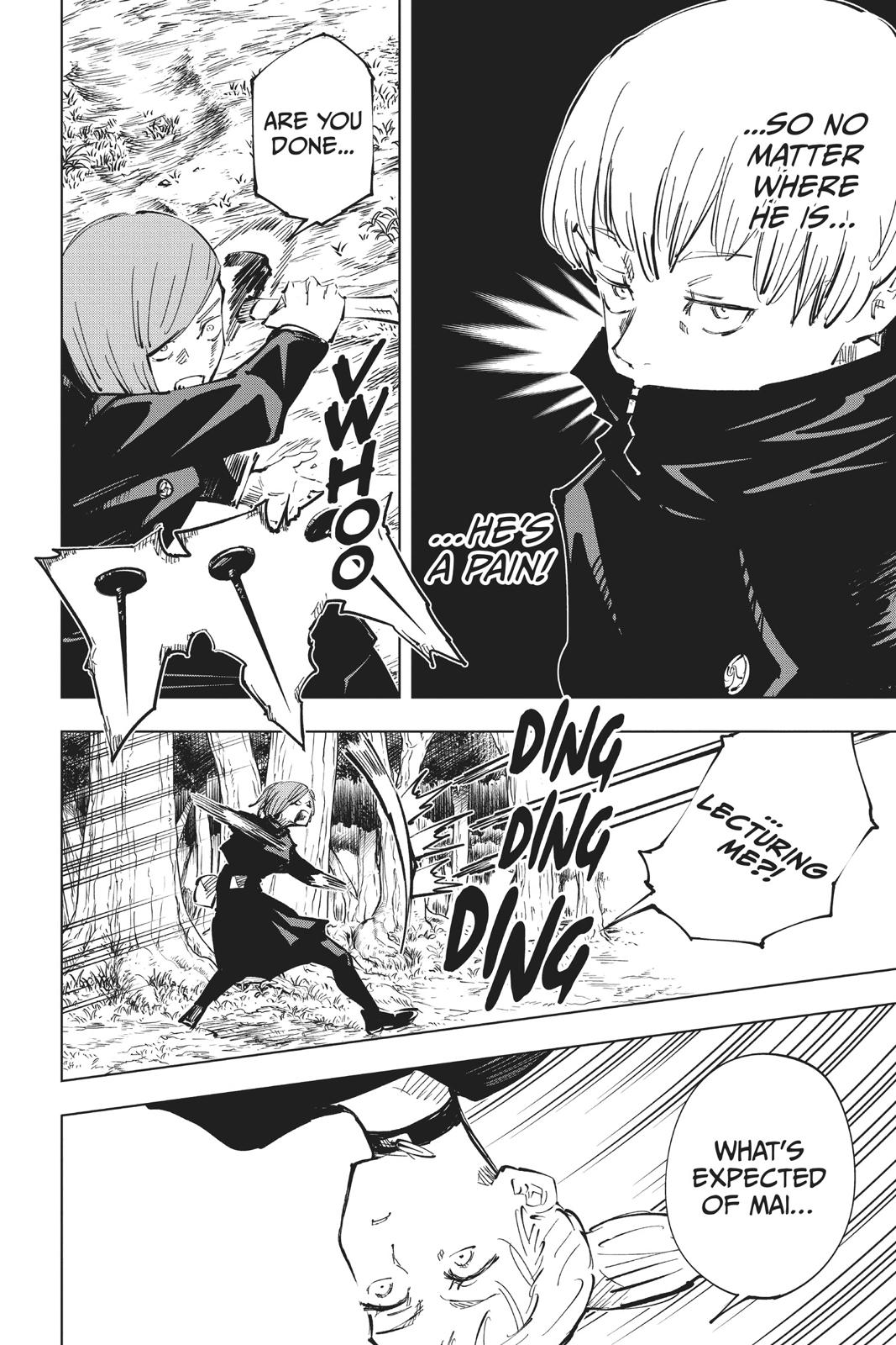 Jujutsu Kaisen Manga Chapter 41 page 4 - Kyoto Sister School Goodwill Event - Team Battle, Part 8 scene
