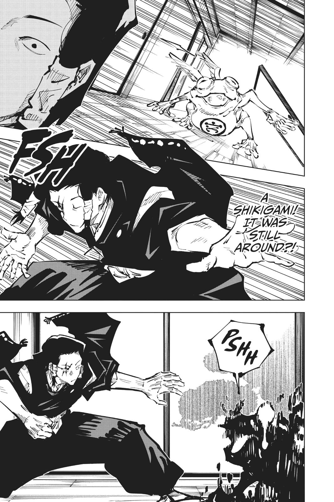 Jujutsu Kaisen Manga Chapter 44 page 13 - Kyoto Sister School Goodwill Event - Team Battle, Part 11 scene