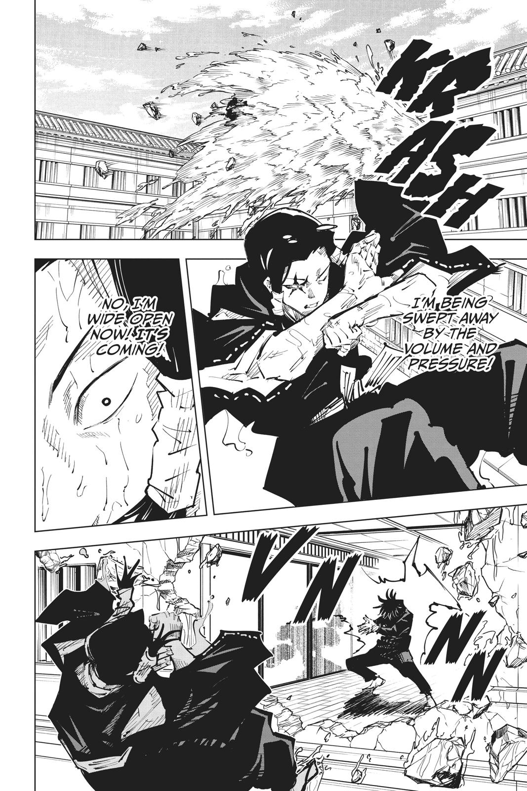Jujutsu Kaisen Manga Chapter 44 page 16 - Kyoto Sister School Goodwill Event - Team Battle, Part 11 scene