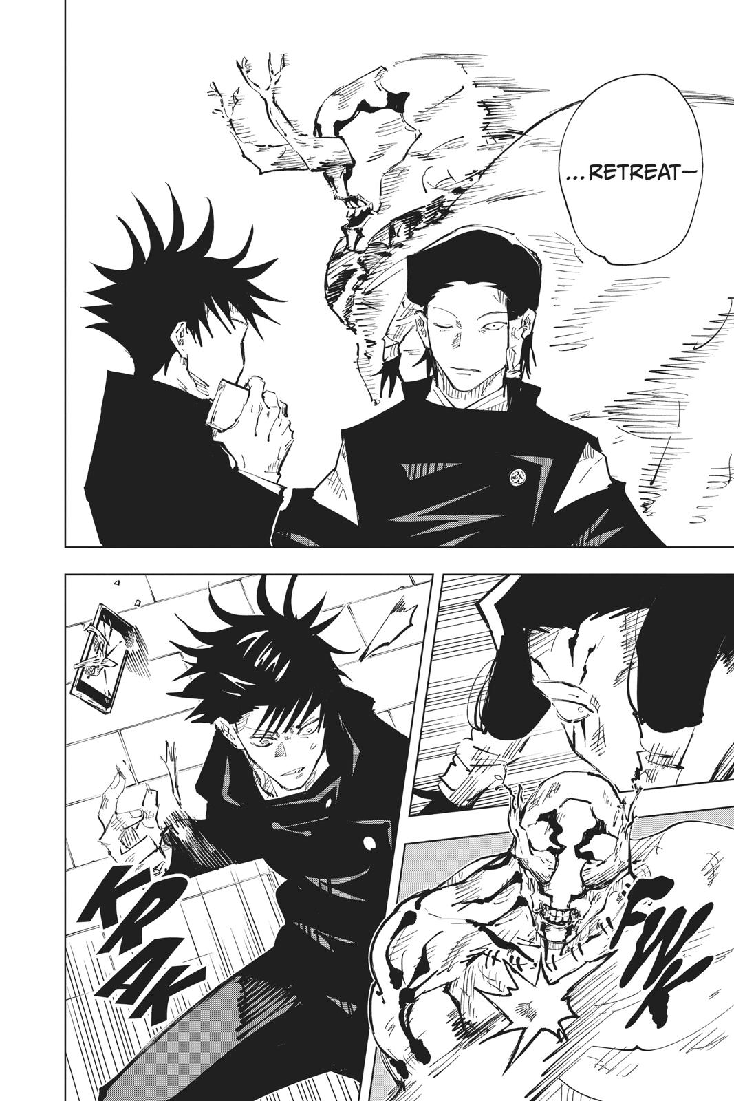 Jujutsu Kaisen Manga Chapter 45 page 11 - Sage scene