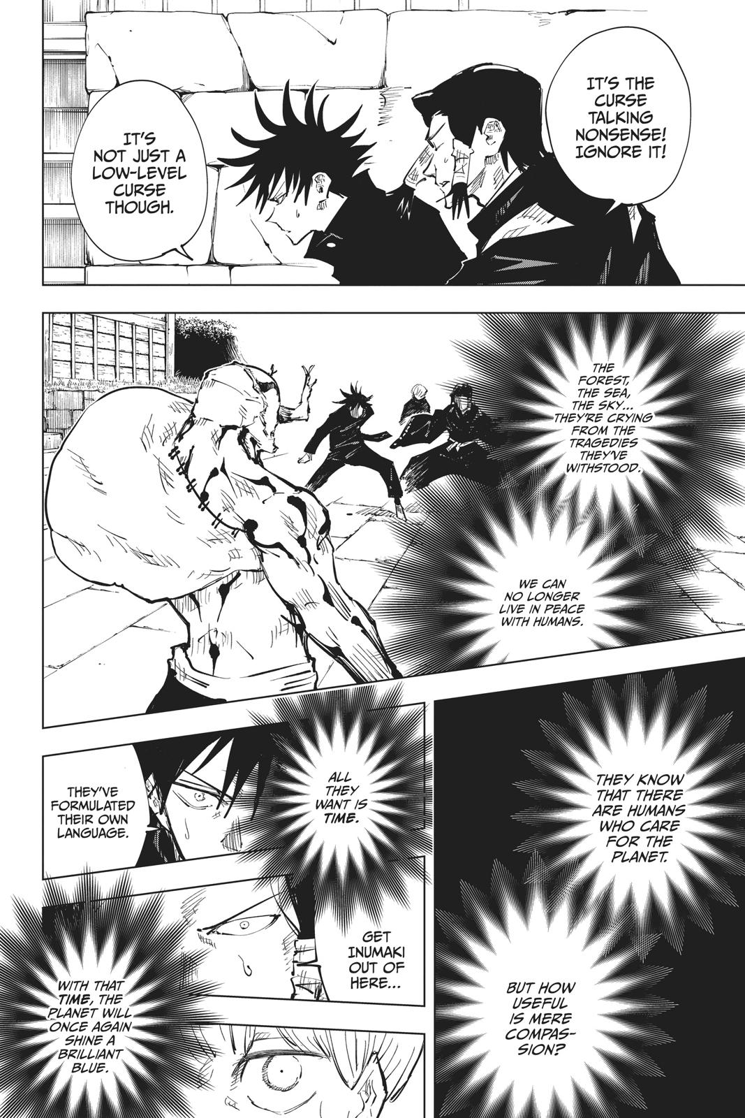 Jujutsu Kaisen Manga Chapter 45 page 17 - Sage scene