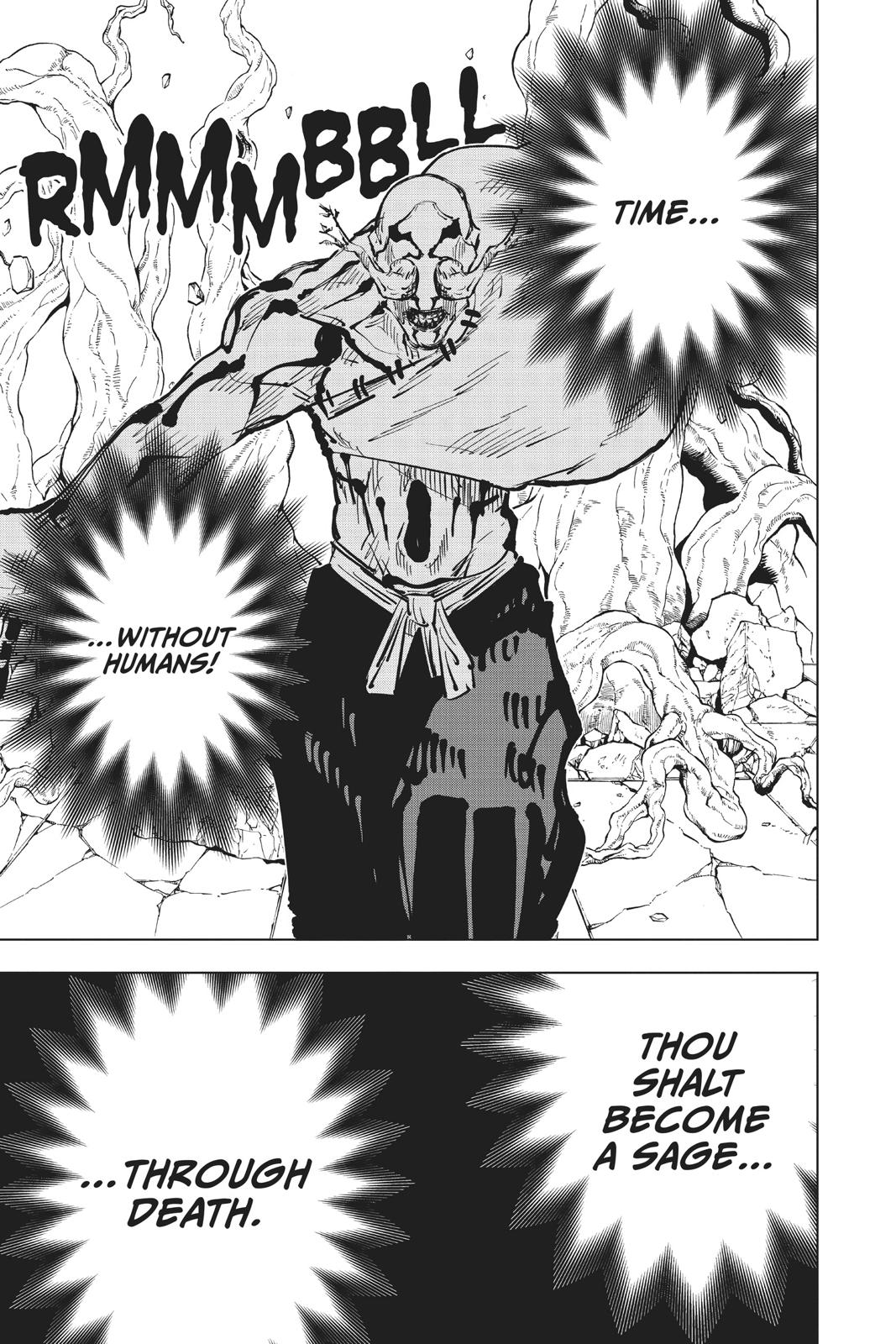 Jujutsu Kaisen Manga Chapter 45 page 18 - Sage scene