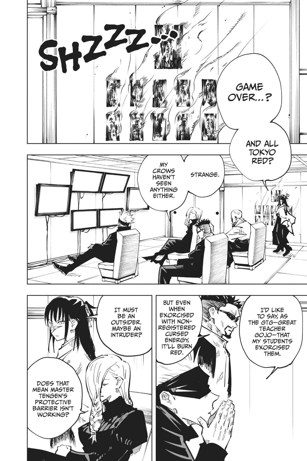 Jujutsu Kaisen Manga Chapter 45 page 2 - Sage scene
