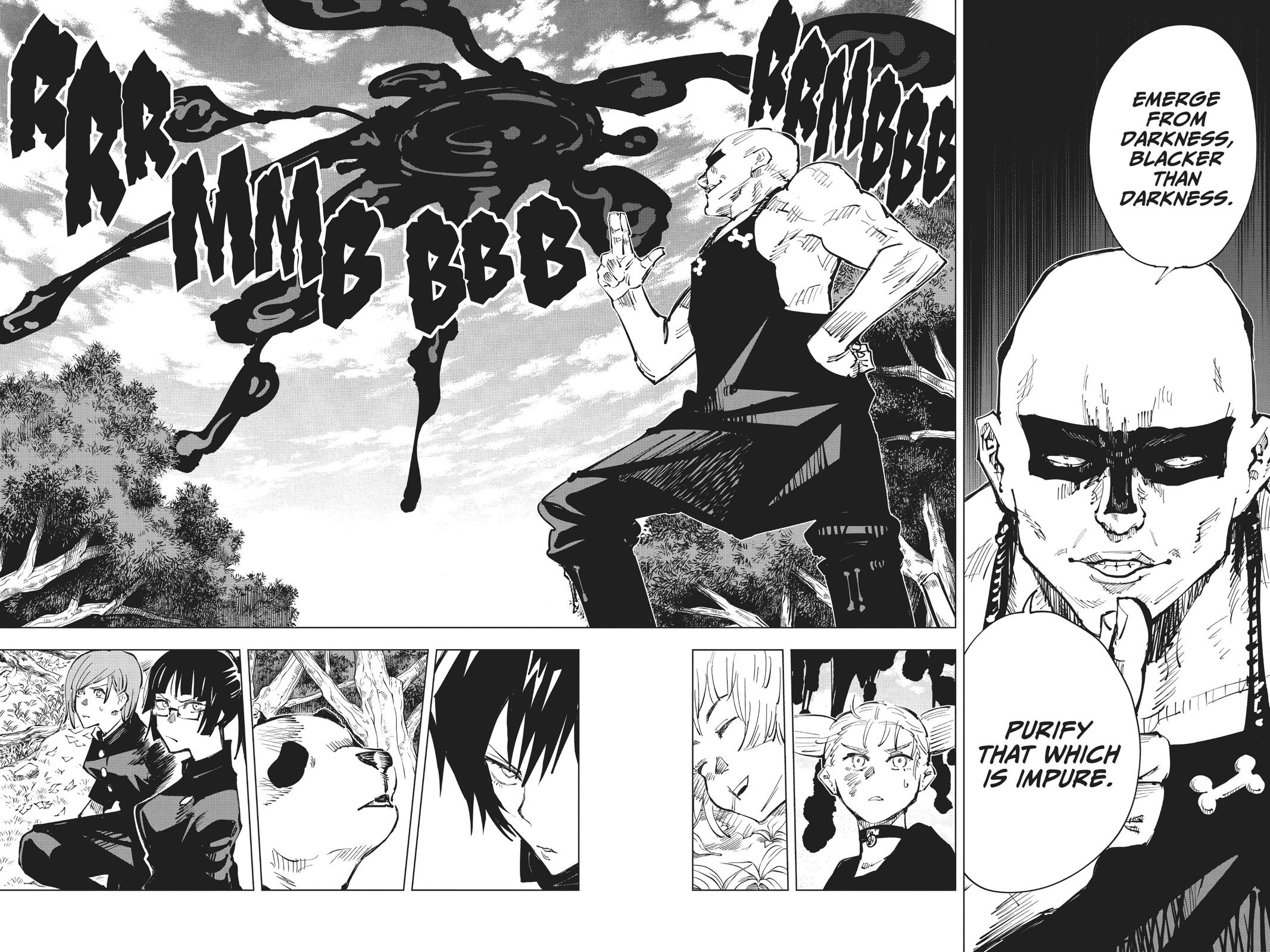 Jujutsu Kaisen Manga Chapter 45 page 4 - Sage scene