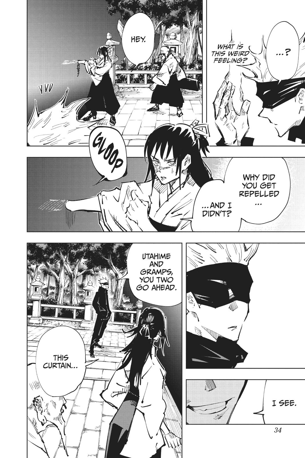 Jujutsu Kaisen Manga Chapter 45 page 7 - Sage scene
