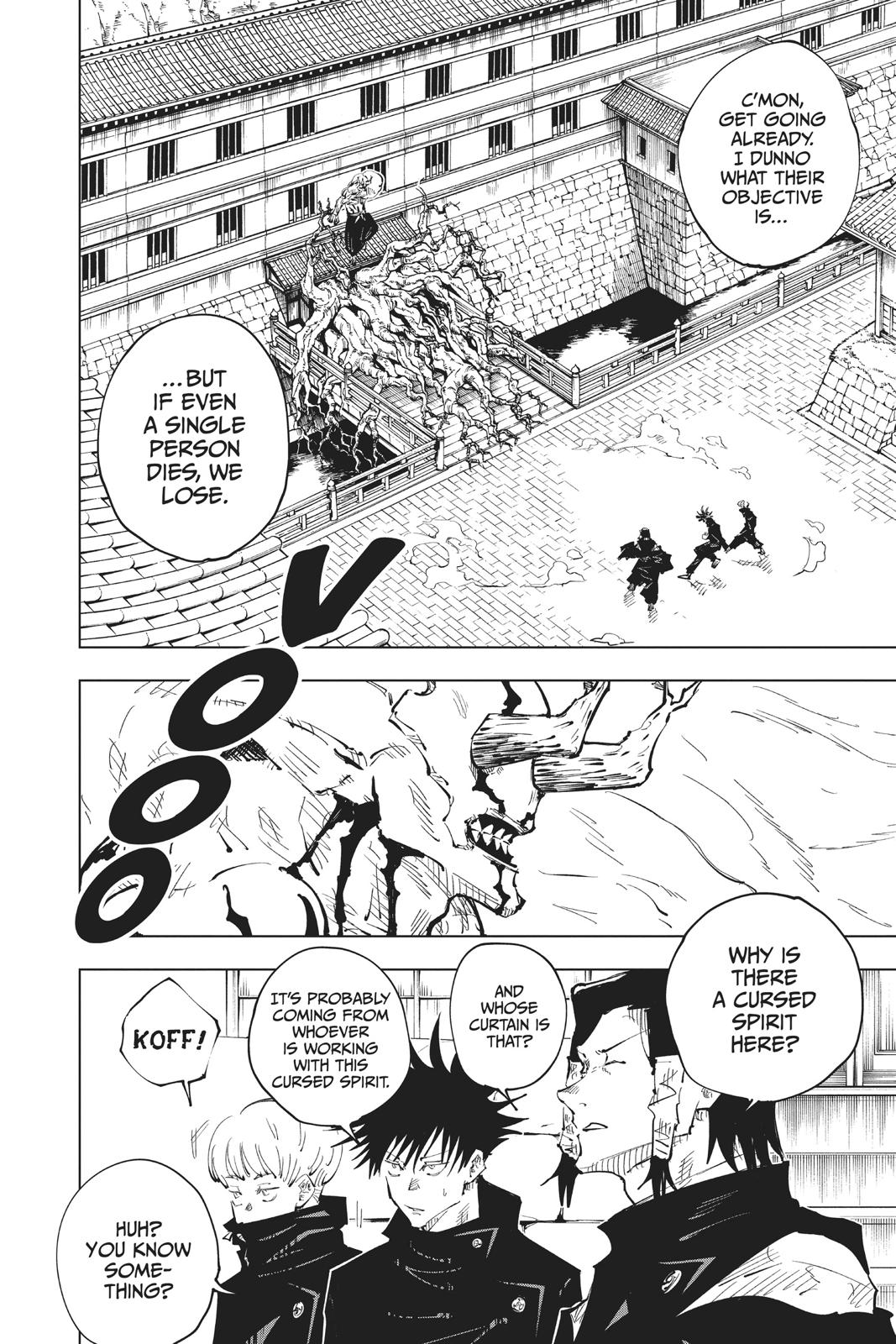 Jujutsu Kaisen Manga Chapter 45 page 9 - Sage scene