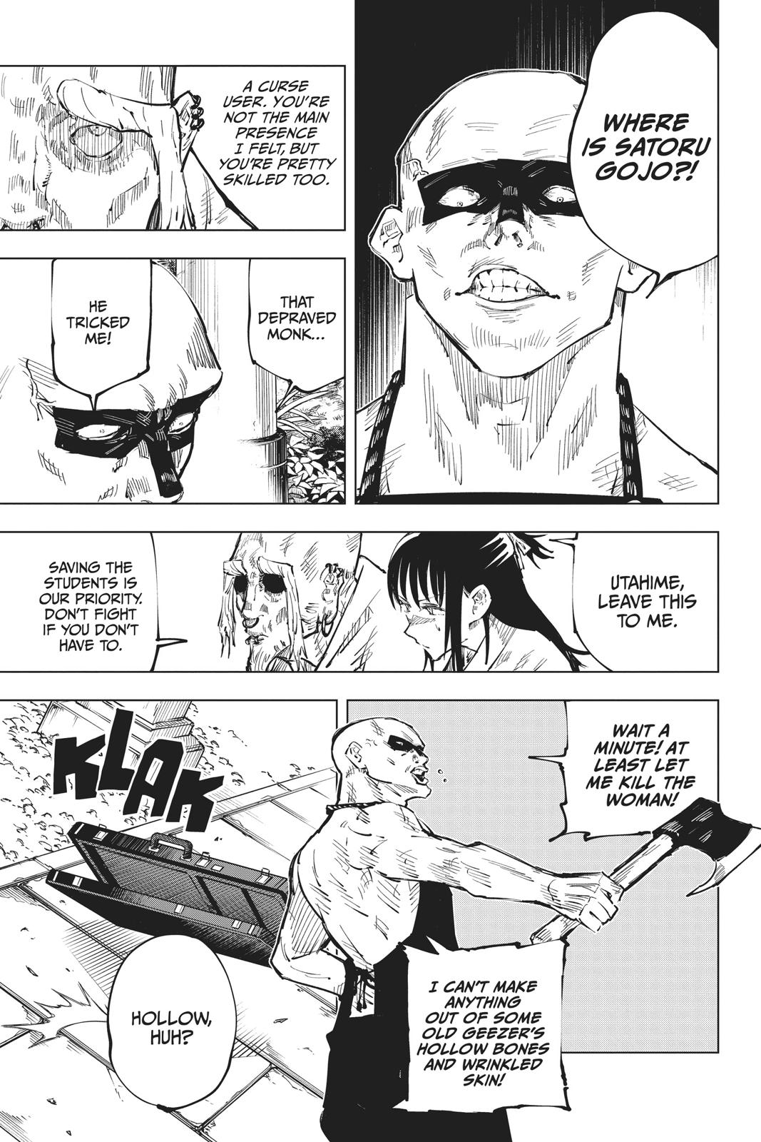 Jujutsu Kaisen Manga Chapter 46 page 3 - Time scene