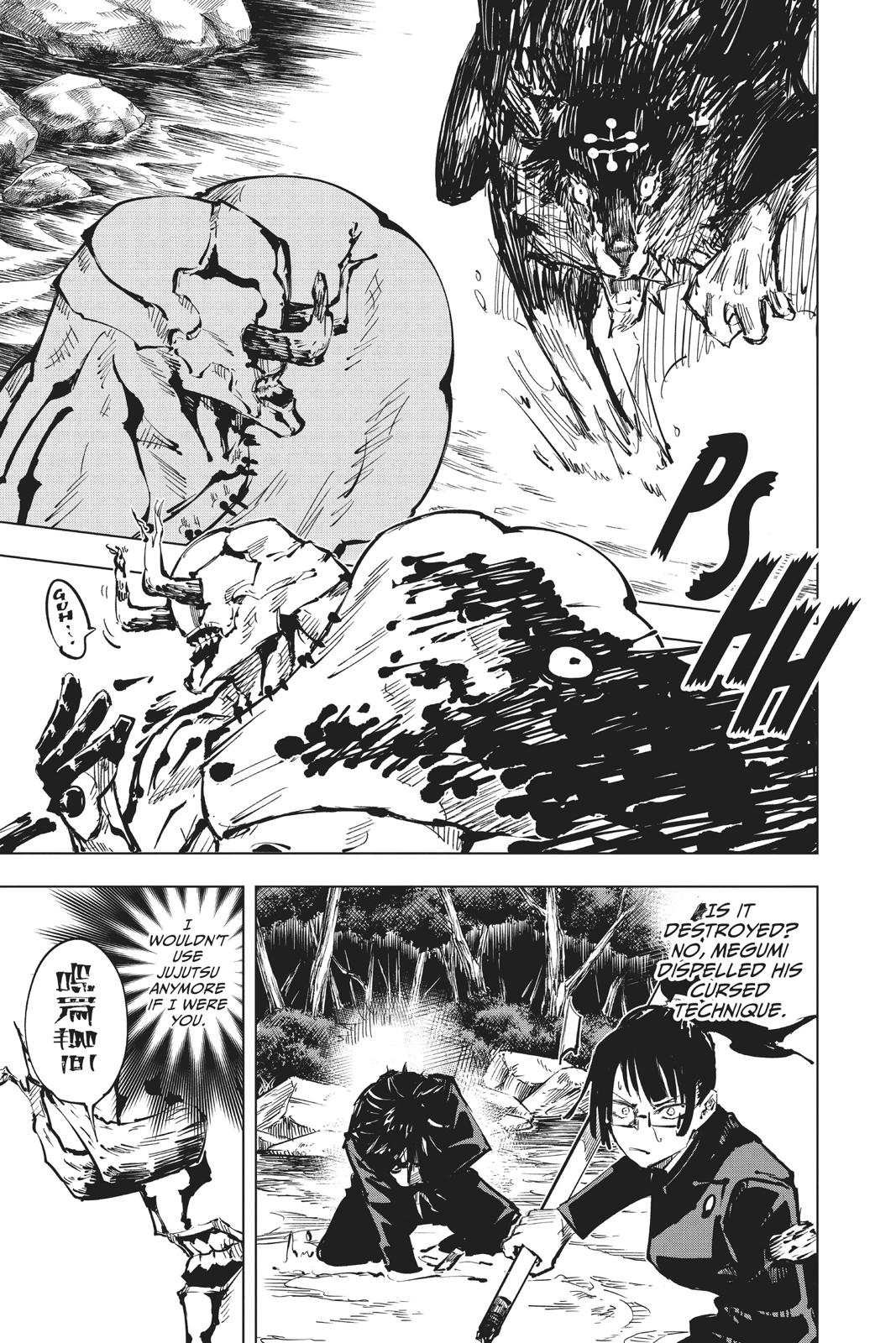 Jujutsu Kaisen Manga Chapter 47 page 12 - Cursed Tools scene