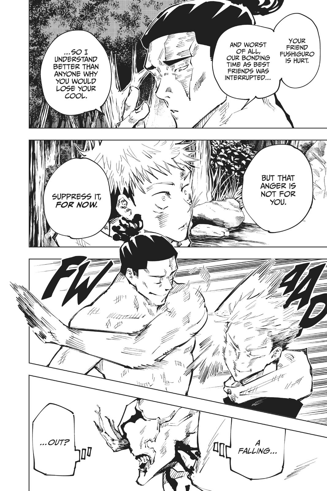 Jujutsu Kaisen Manga Chapter 48 page 14 - Black Flash scene