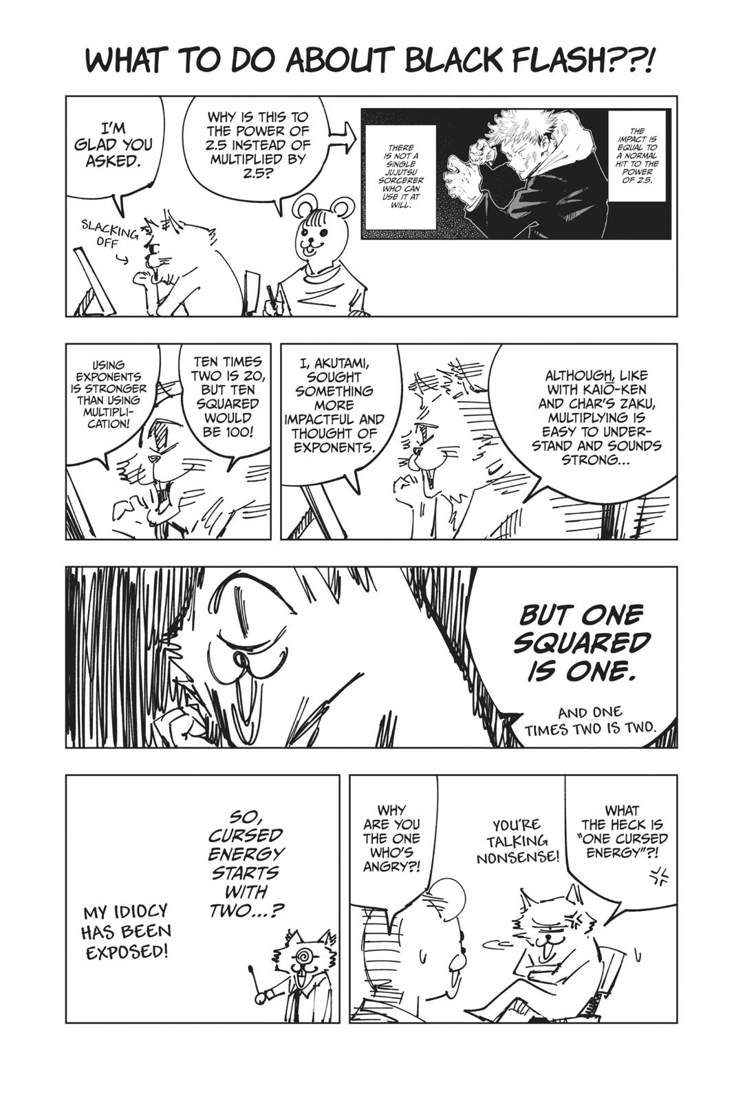 Jujutsu Kaisen Manga Chapter 48 page 19 - Black Flash scene