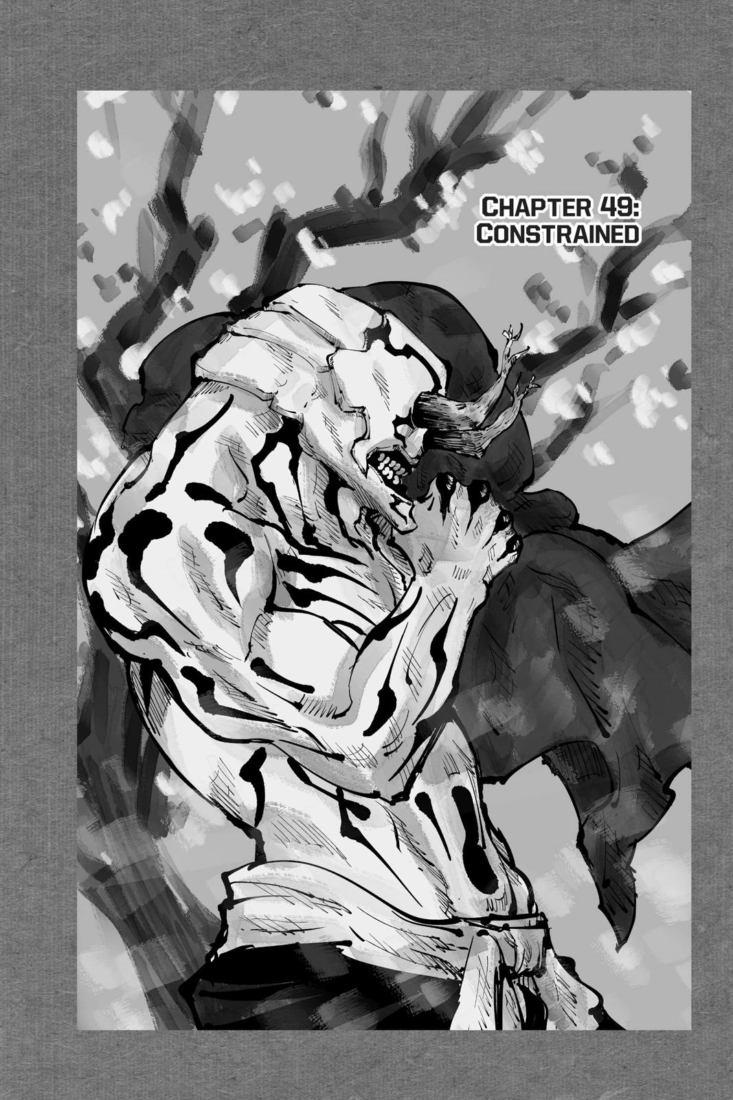 Jujutsu Kaisen Manga Chapter 49 page 1 - Constrained scene