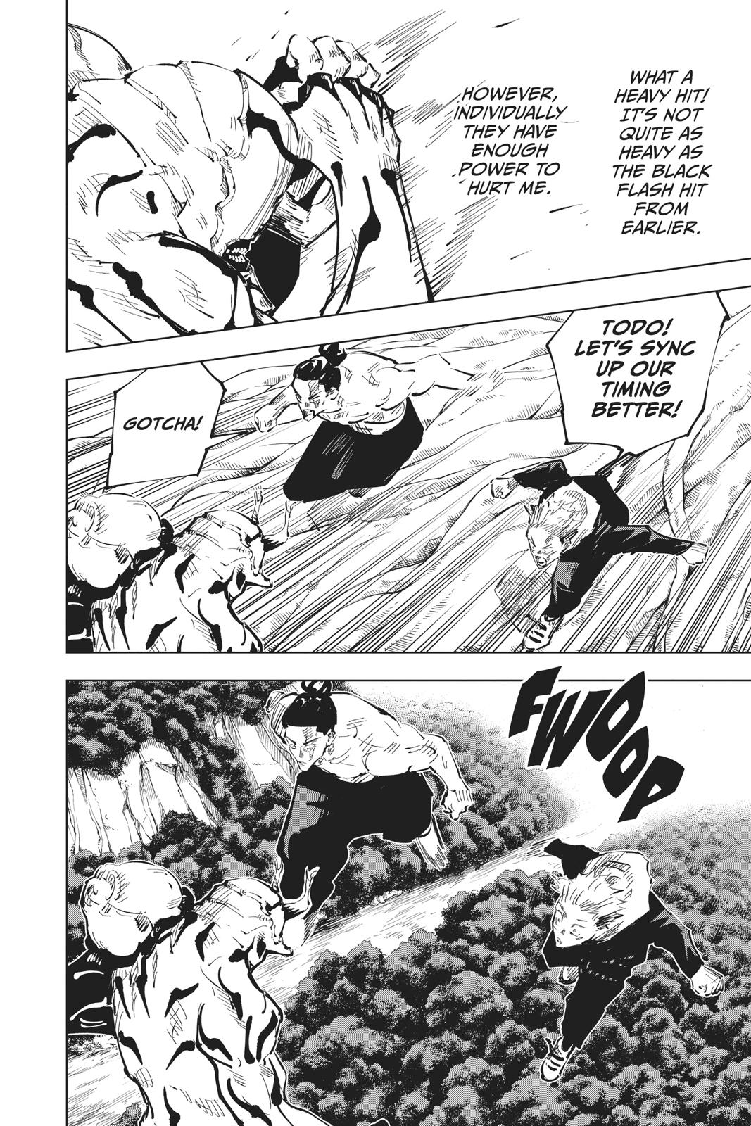 Jujutsu Kaisen Manga Chapter 49 page 12 - Constrained scene