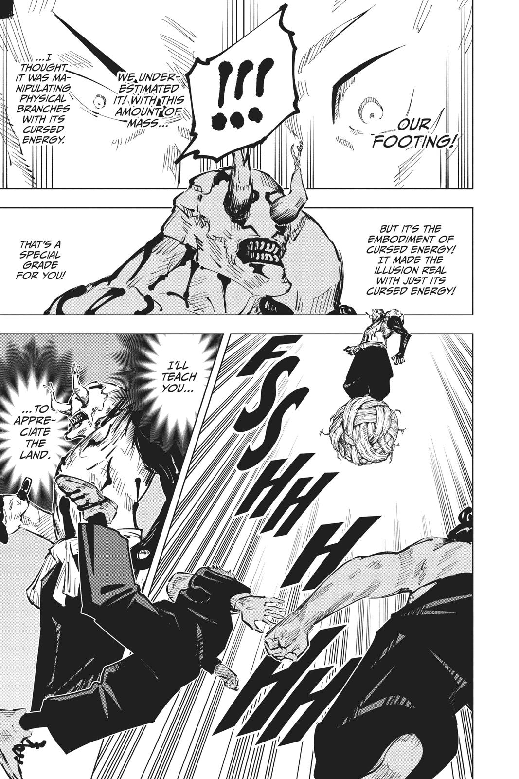 Jujutsu Kaisen Manga Chapter 49 page 13 - Constrained scene