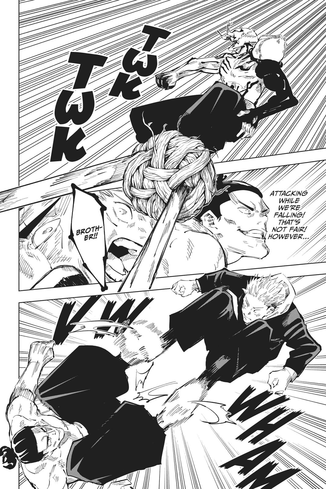 Jujutsu Kaisen Manga Chapter 49 page 14 - Constrained scene
