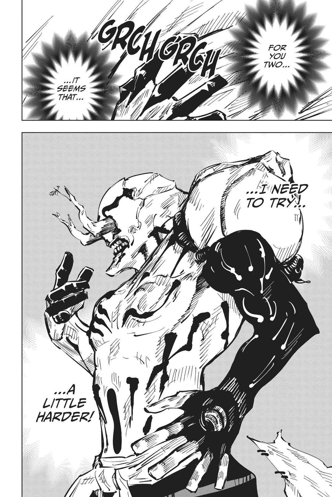 Jujutsu Kaisen Manga Chapter 49 page 8 - Constrained scene