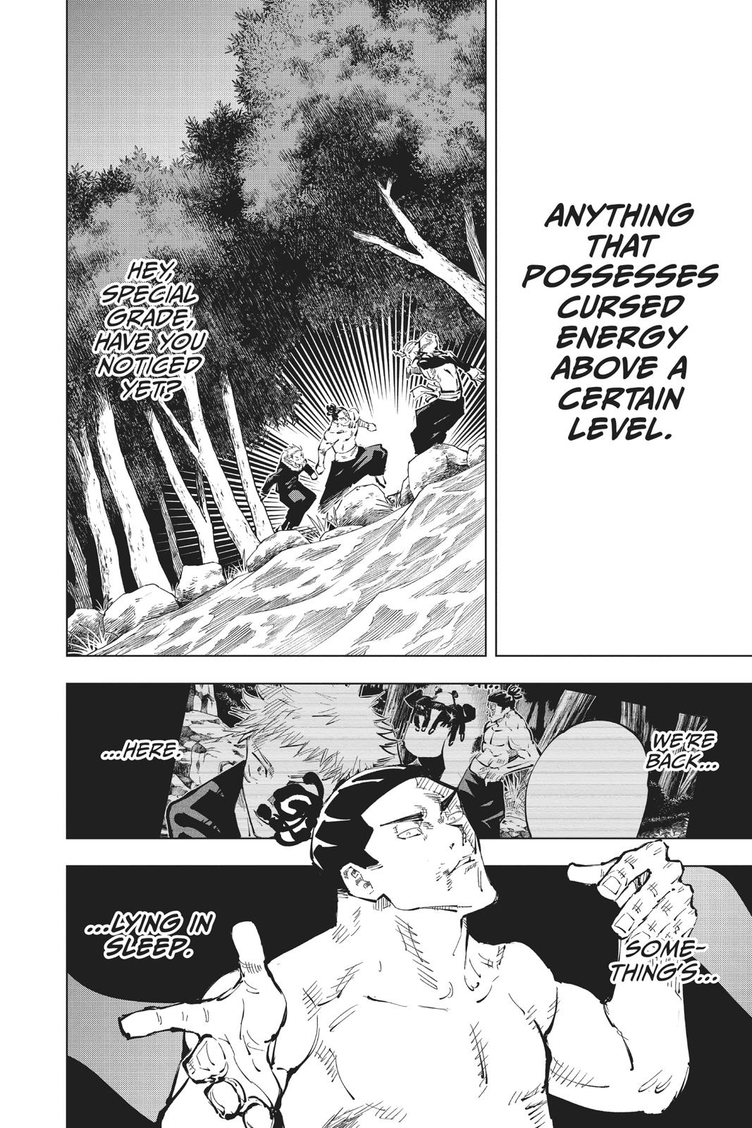 Jujutsu Kaisen Manga Chapter 51 page 11 - A Flower Offering scene