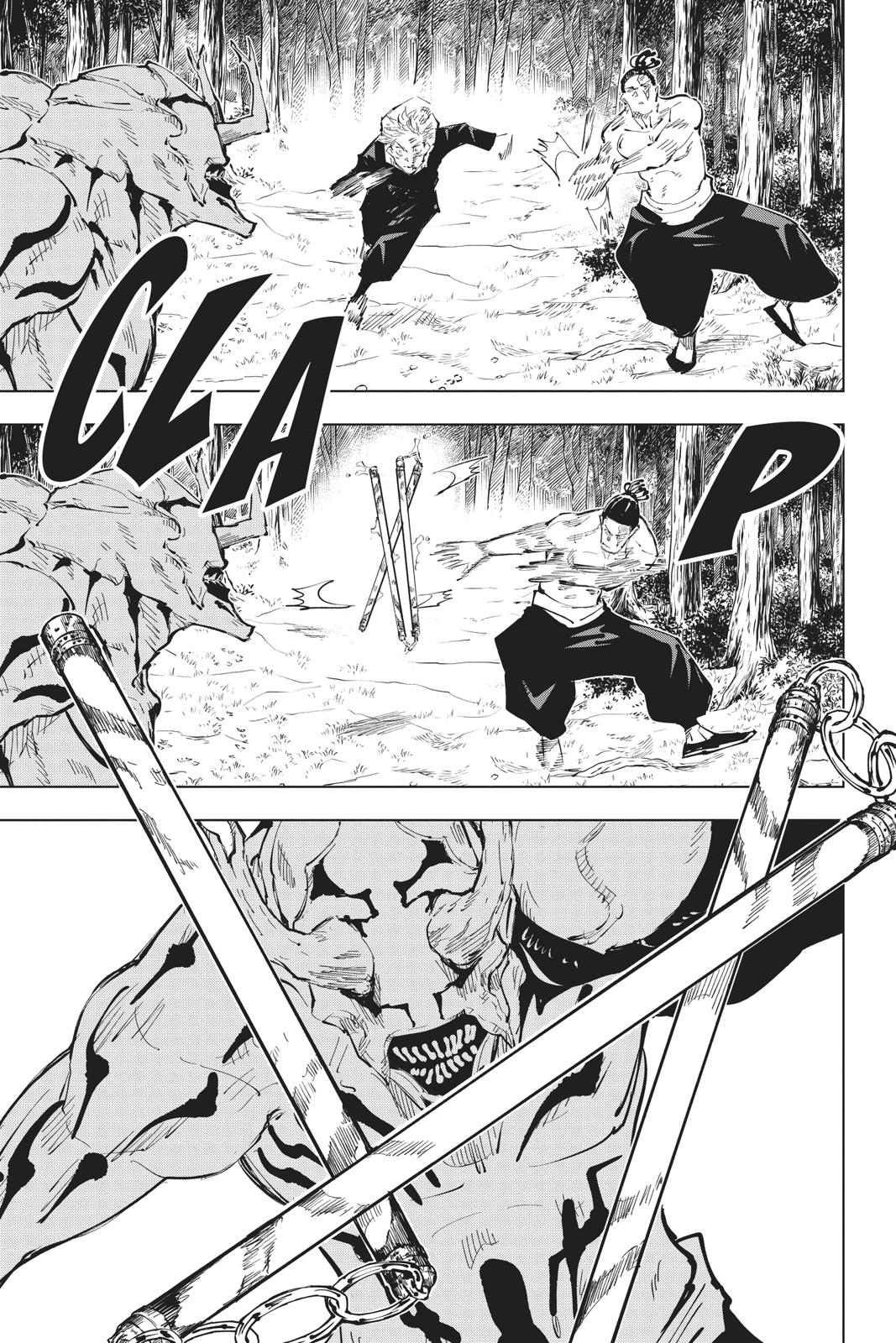 Jujutsu Kaisen Manga Chapter 51 page 12 - A Flower Offering scene
