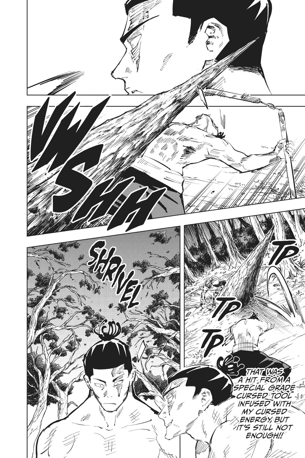 Jujutsu Kaisen Manga Chapter 51 page 15 - A Flower Offering scene