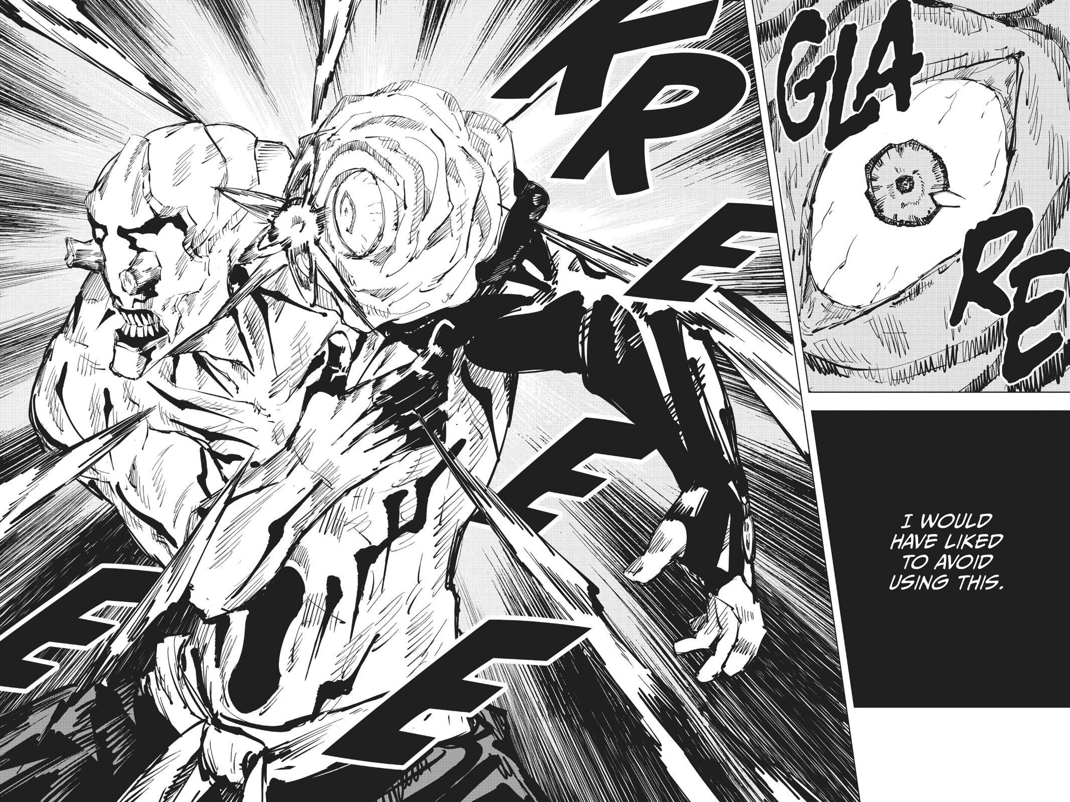 Jujutsu Kaisen Manga Chapter 51 page 17 - A Flower Offering scene