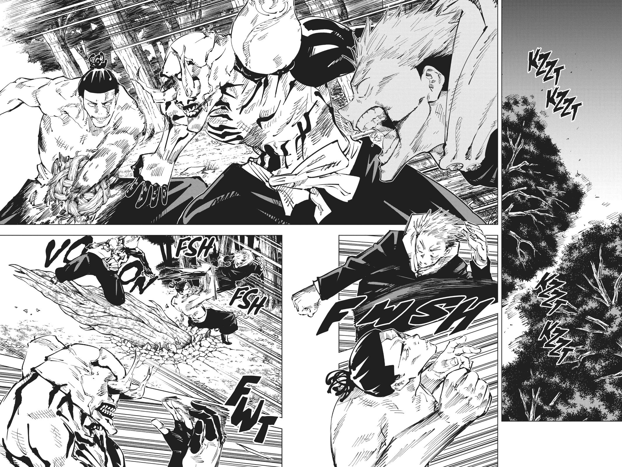 Jujutsu Kaisen Manga Chapter 51 page 2 - A Flower Offering scene
