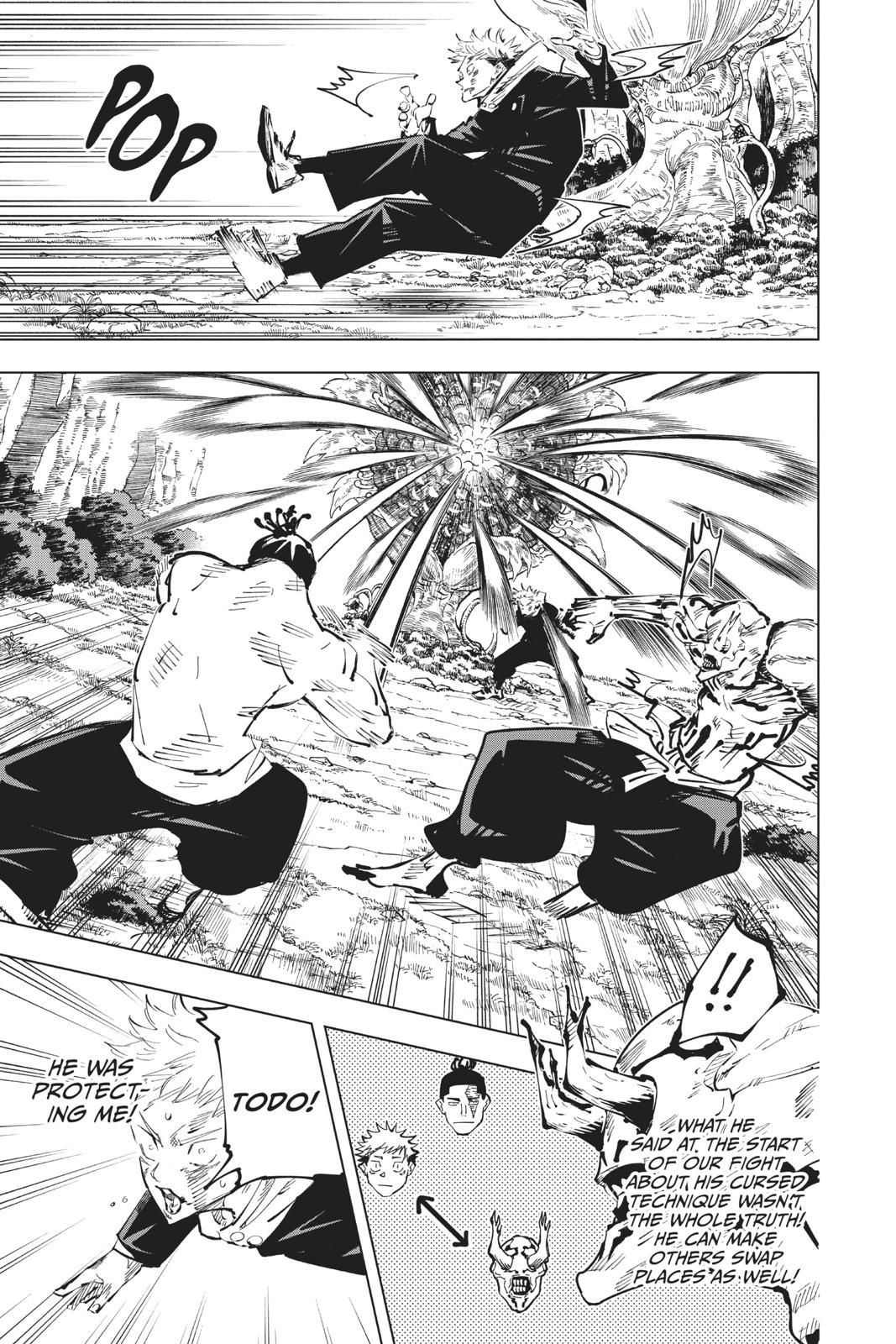 Jujutsu Kaisen Manga Chapter 51 page 6 - A Flower Offering scene