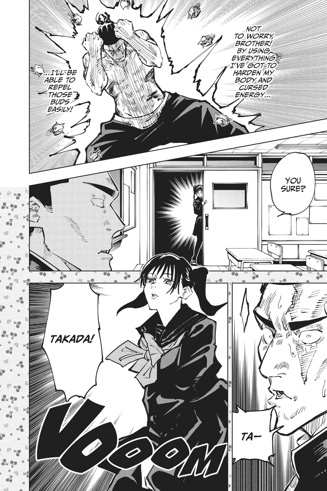 Jujutsu Kaisen Manga Chapter 51 page 7 - A Flower Offering scene