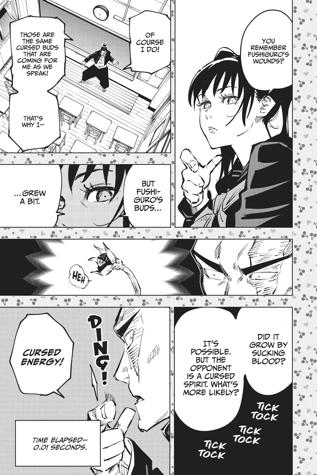 Jujutsu Kaisen Manga Chapter 51 page 8 - A Flower Offering scene