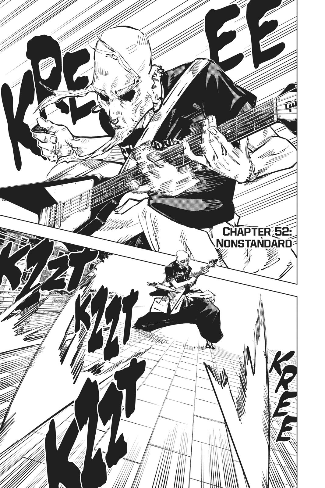 Jujutsu Kaisen Manga Chapter 52 page 1 - Nonstandard scene