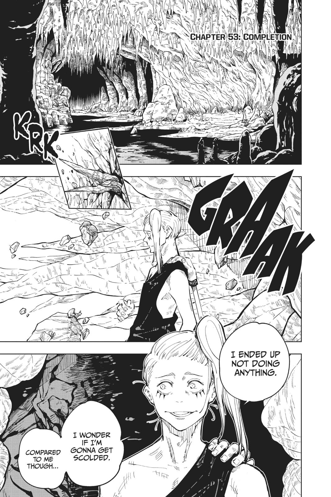 Jujutsu Kaisen Manga Chapter 53 page 7 - Completion scene