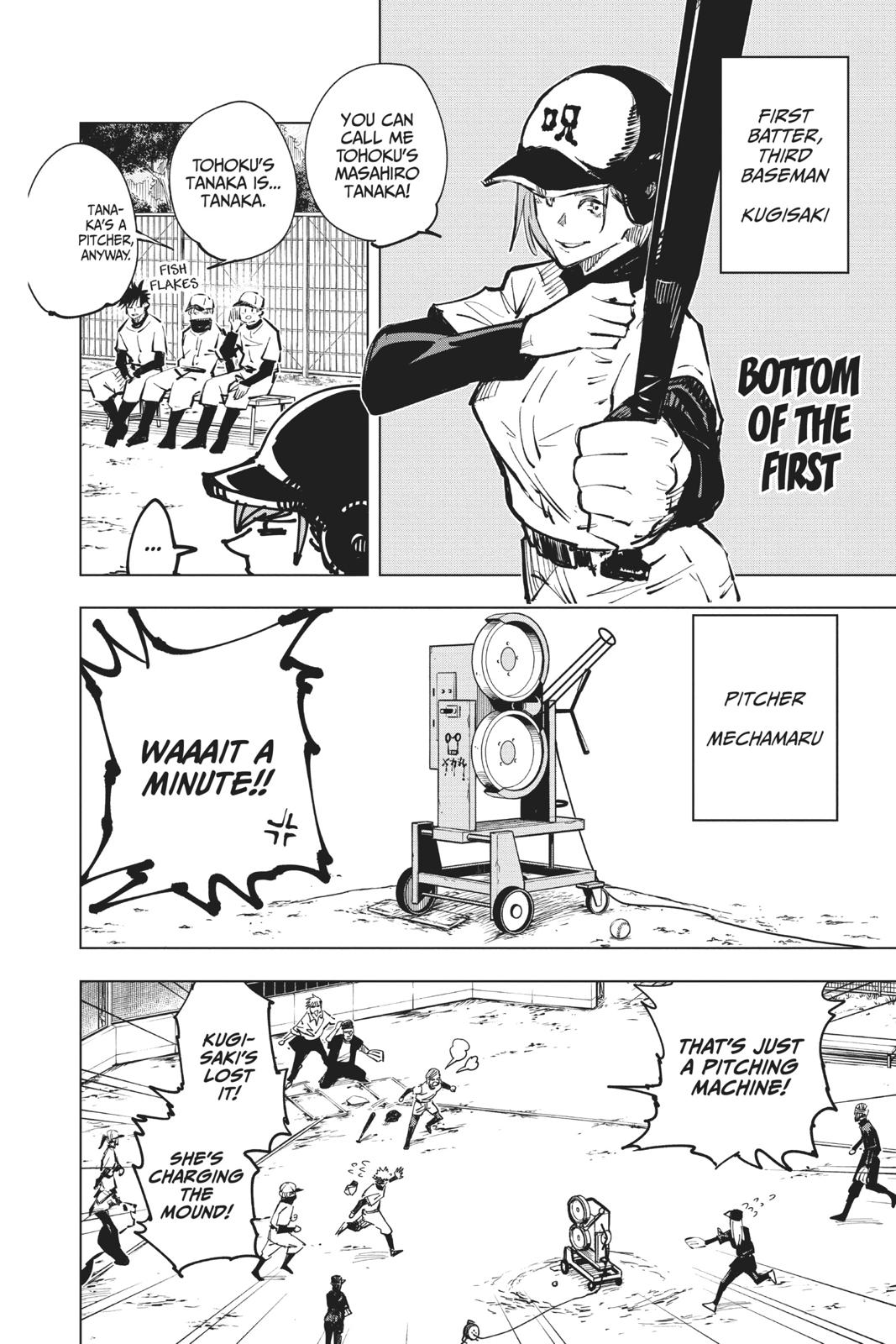 Jujutsu Kaisen Manga Chapter 54 page 10 - Jujutsu Koshien scene