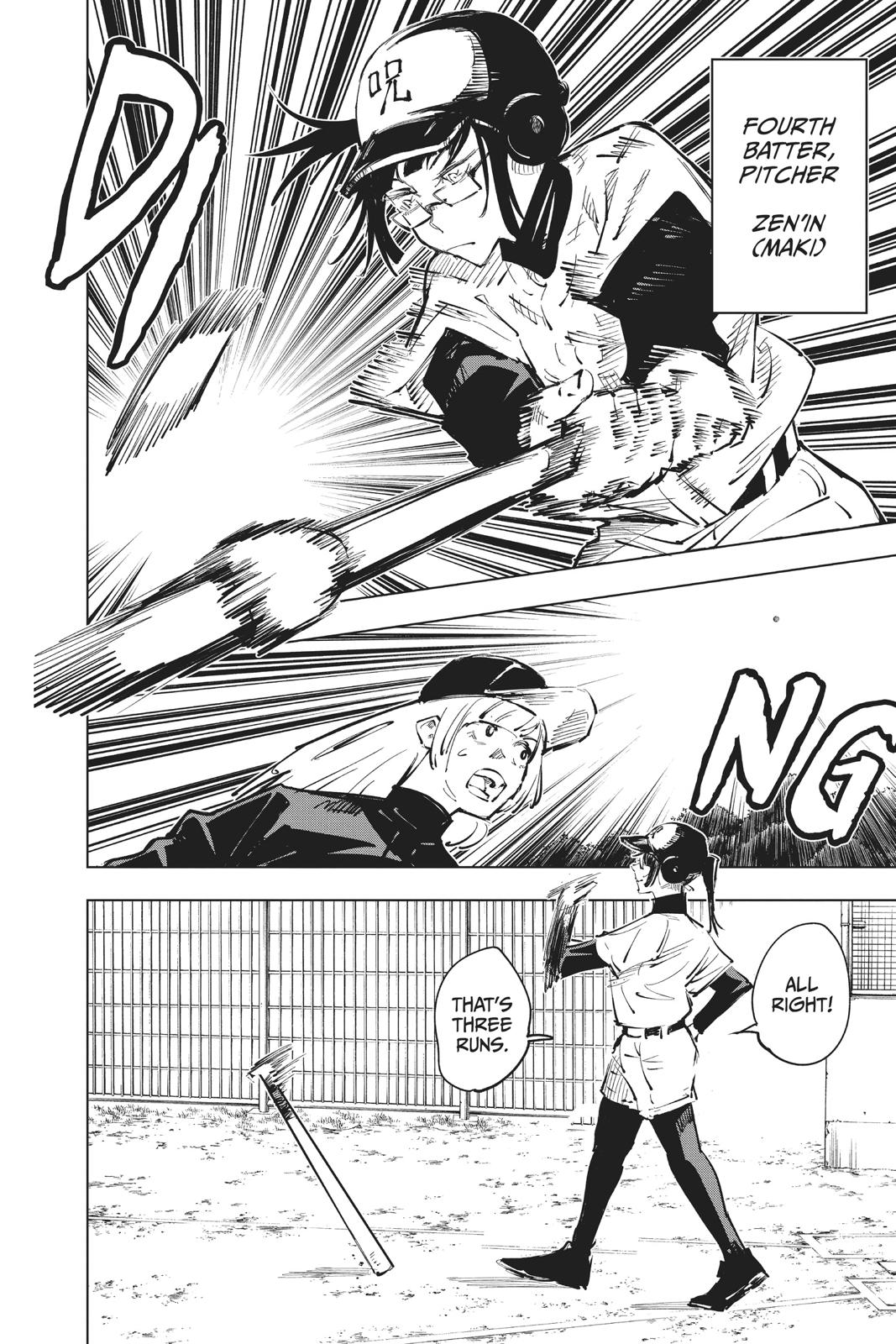 Jujutsu Kaisen Manga Chapter 54 page 12 - Jujutsu Koshien scene