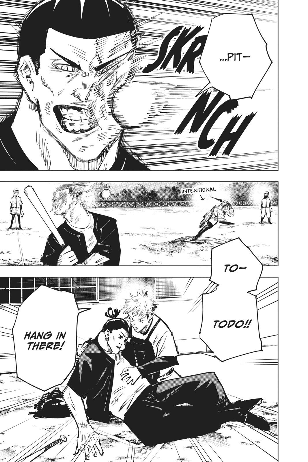Jujutsu Kaisen Manga Chapter 54 page 15 - Jujutsu Koshien scene