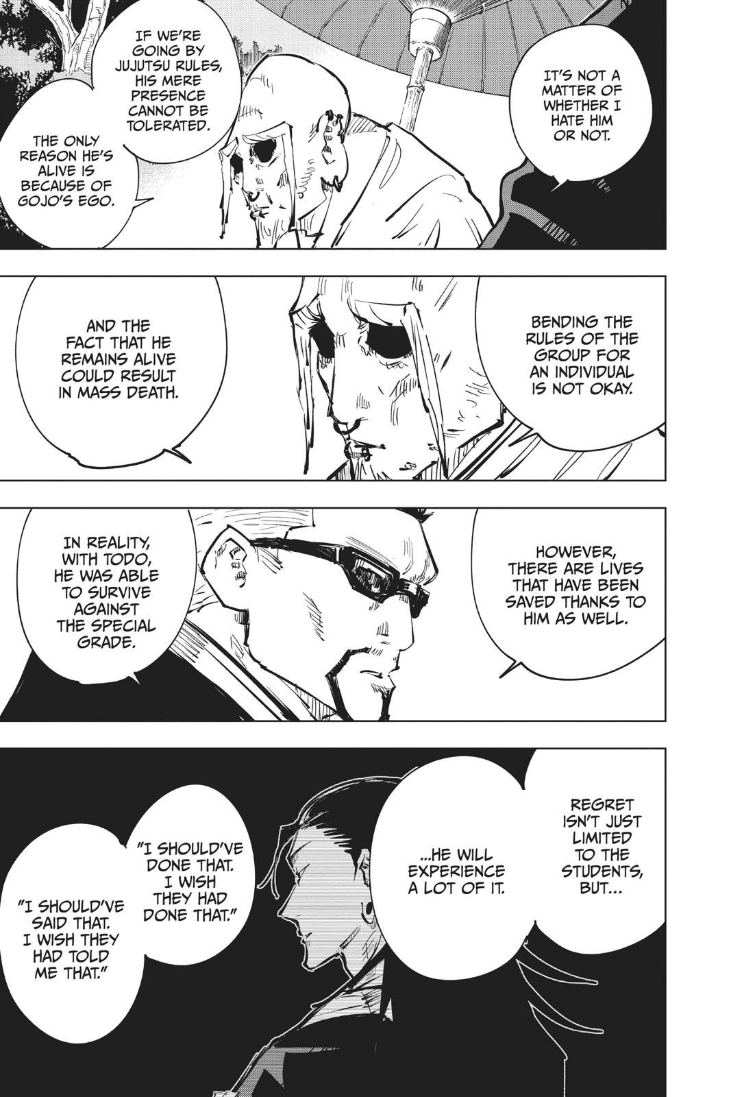 Jujutsu Kaisen Manga Chapter 54 page 17 - Jujutsu Koshien scene